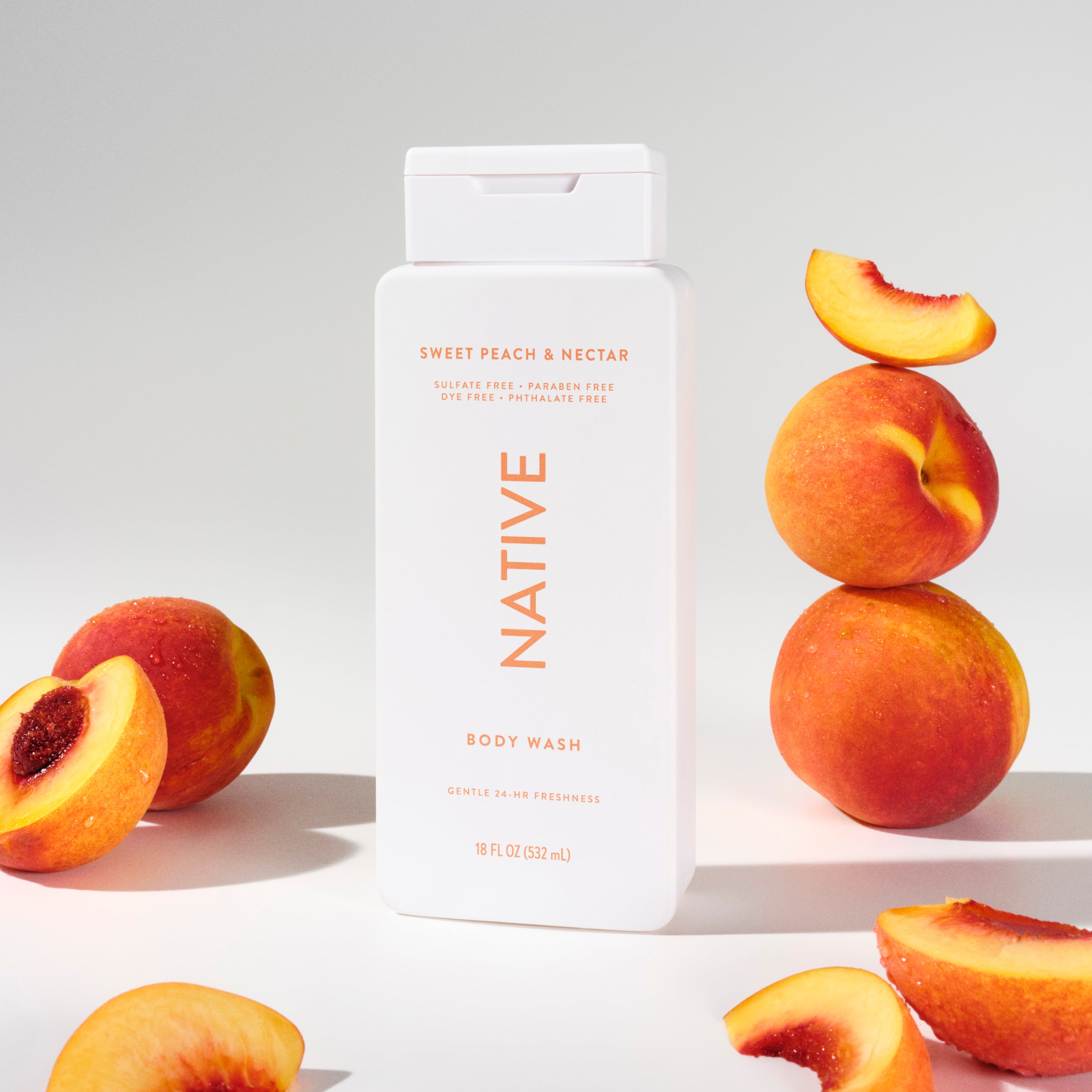 Body Wash Sweet Peach and Nectar 18oz Classic Everyday Essential