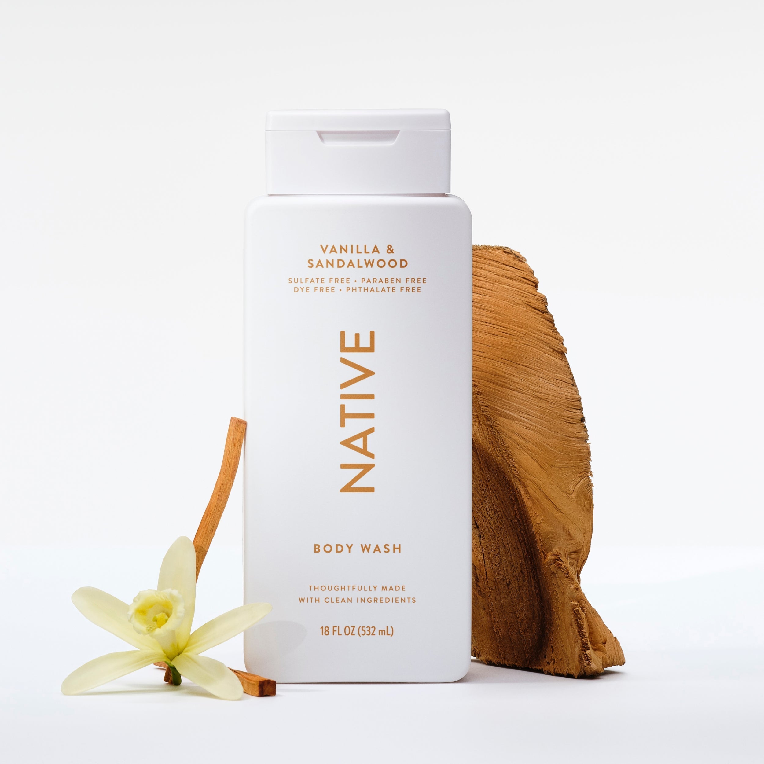 Body Wash Vanilla and Sandalwood 18oz Classic Everyday Essential