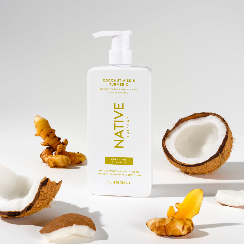 Curl Care Shampoo Coconut Milk and Turmeric 16.5oz Classic Everyday Essential
