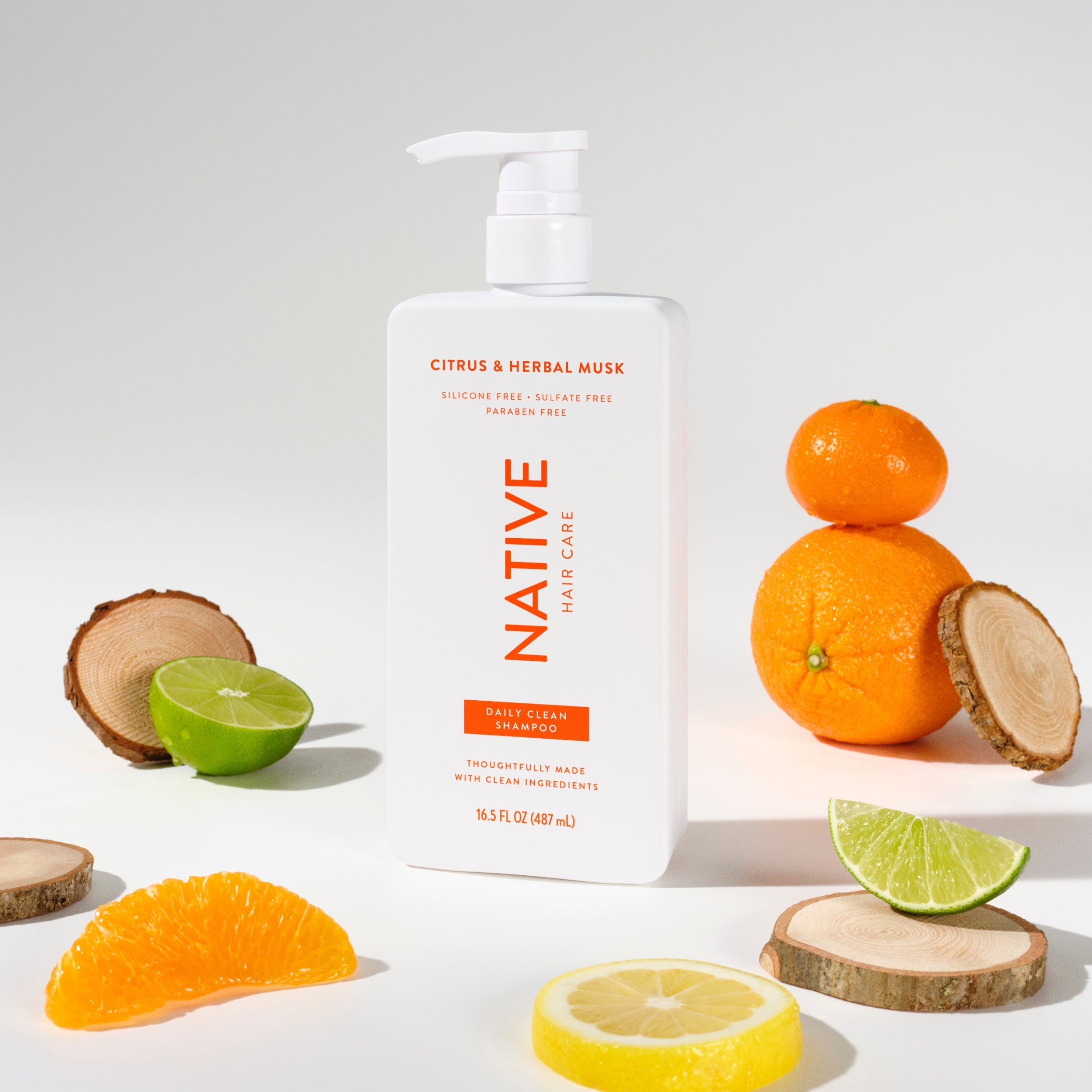 Daily Clean Shampoo Citrus and Herbal Musk 16.5oz Classic Everyday Essential