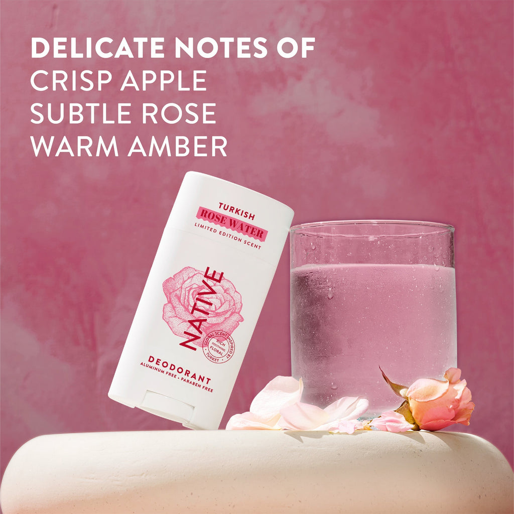 Deodorant Stick Turkish Rose Water 2.65oz Limited Edition Everyday Essential