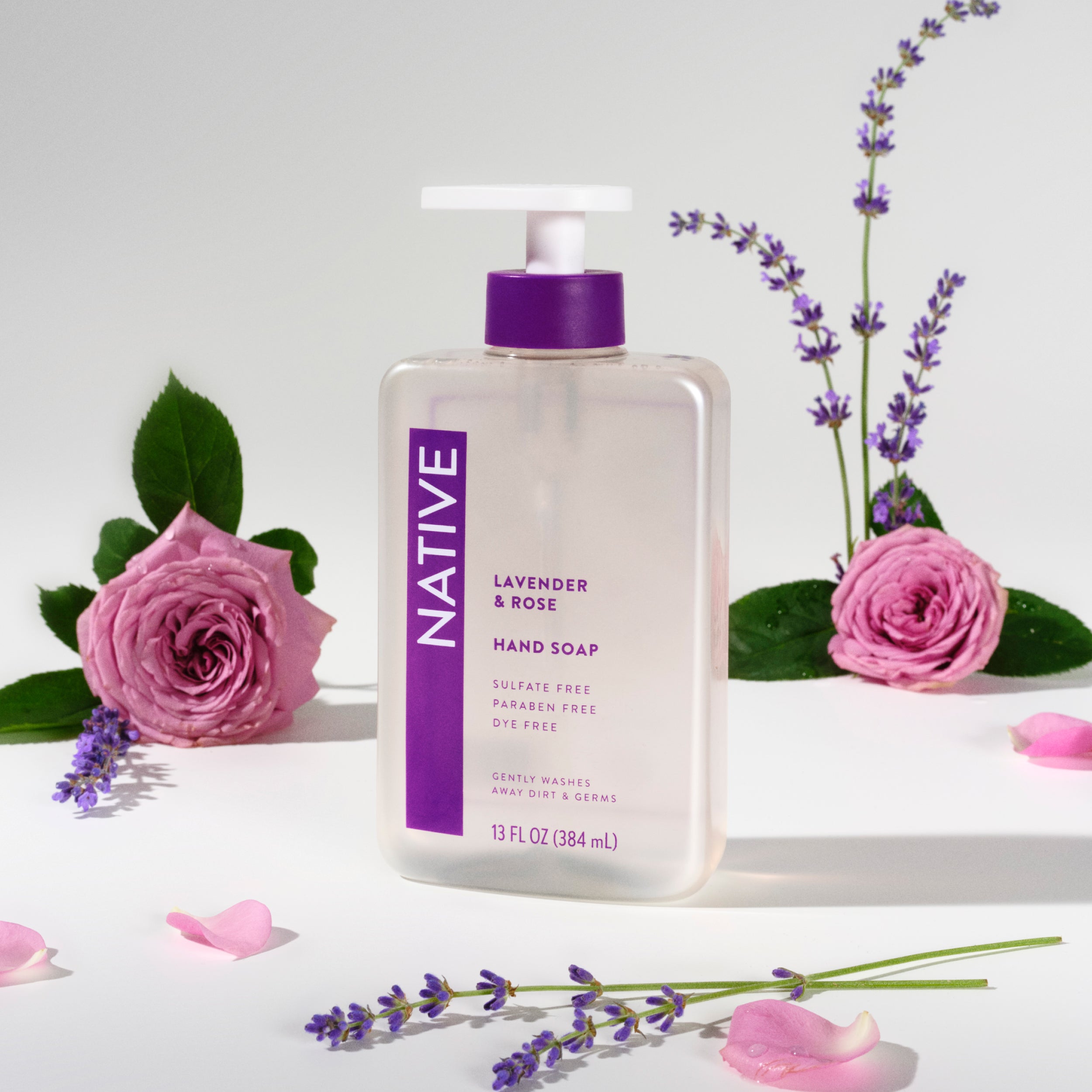 Hand Soap Lavender and Rose 13oz Classic Everyday Essential