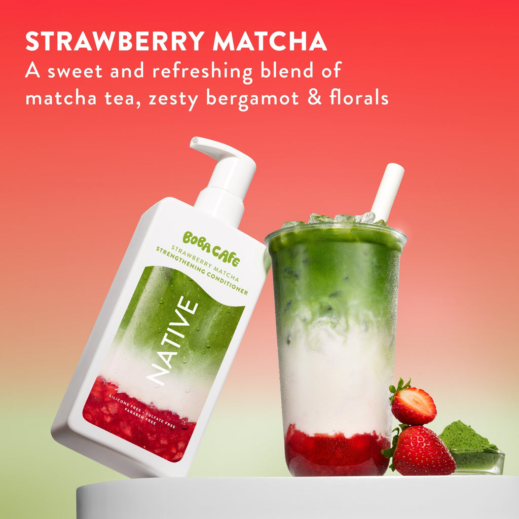 Strengthening Conditioner Strawberry Matcha 16.5oz Limited Edition Everyday Essential