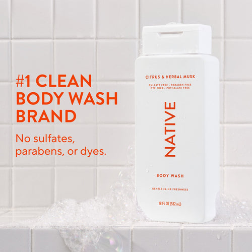 Body Wash Citrus and Herbal Musk 18oz Classic Everyday Essential