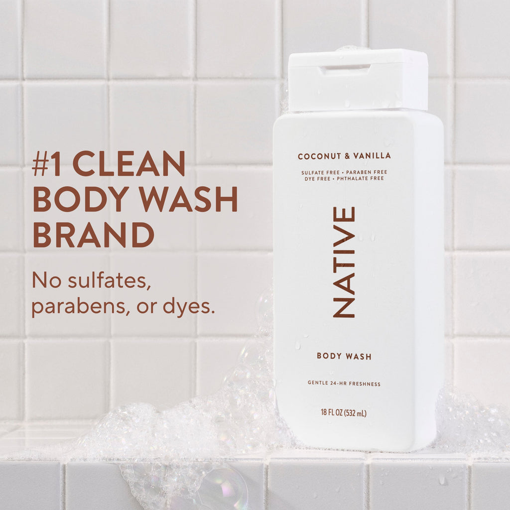 Body Wash Coconut and Vanilla 18oz Classic Everyday Essential
