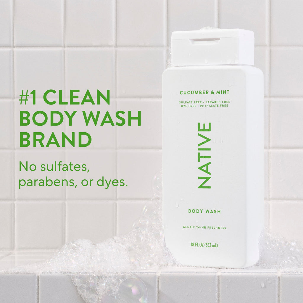 Body Wash Cucumber and Mint 18oz Classic Everyday Essential