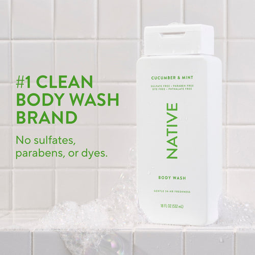 Body Wash Cucumber and Mint 18oz Classic Everyday Essential