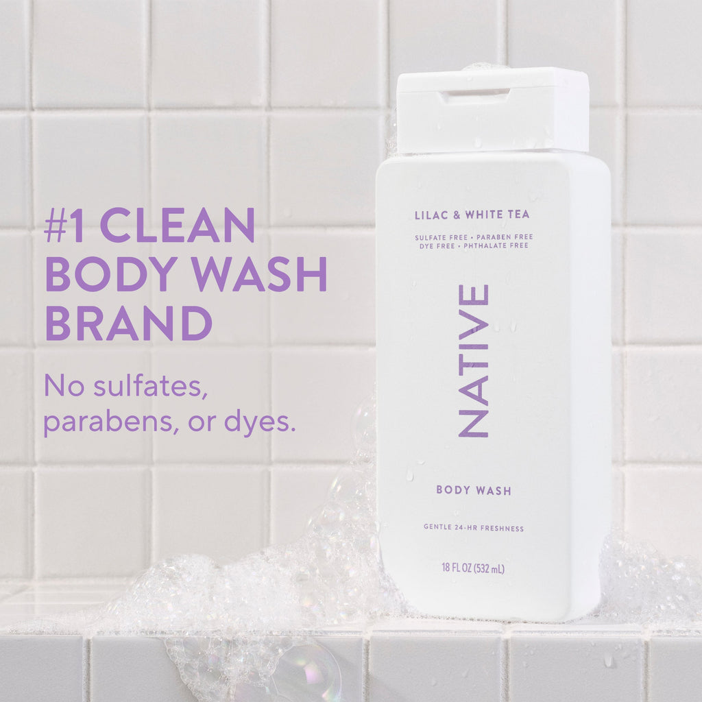 Body Wash Lilac and White Tea 18oz Classic Everyday Essential