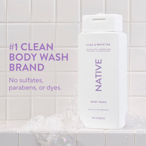 Body Wash Lilac and White Tea 18oz Classic Everyday Essential