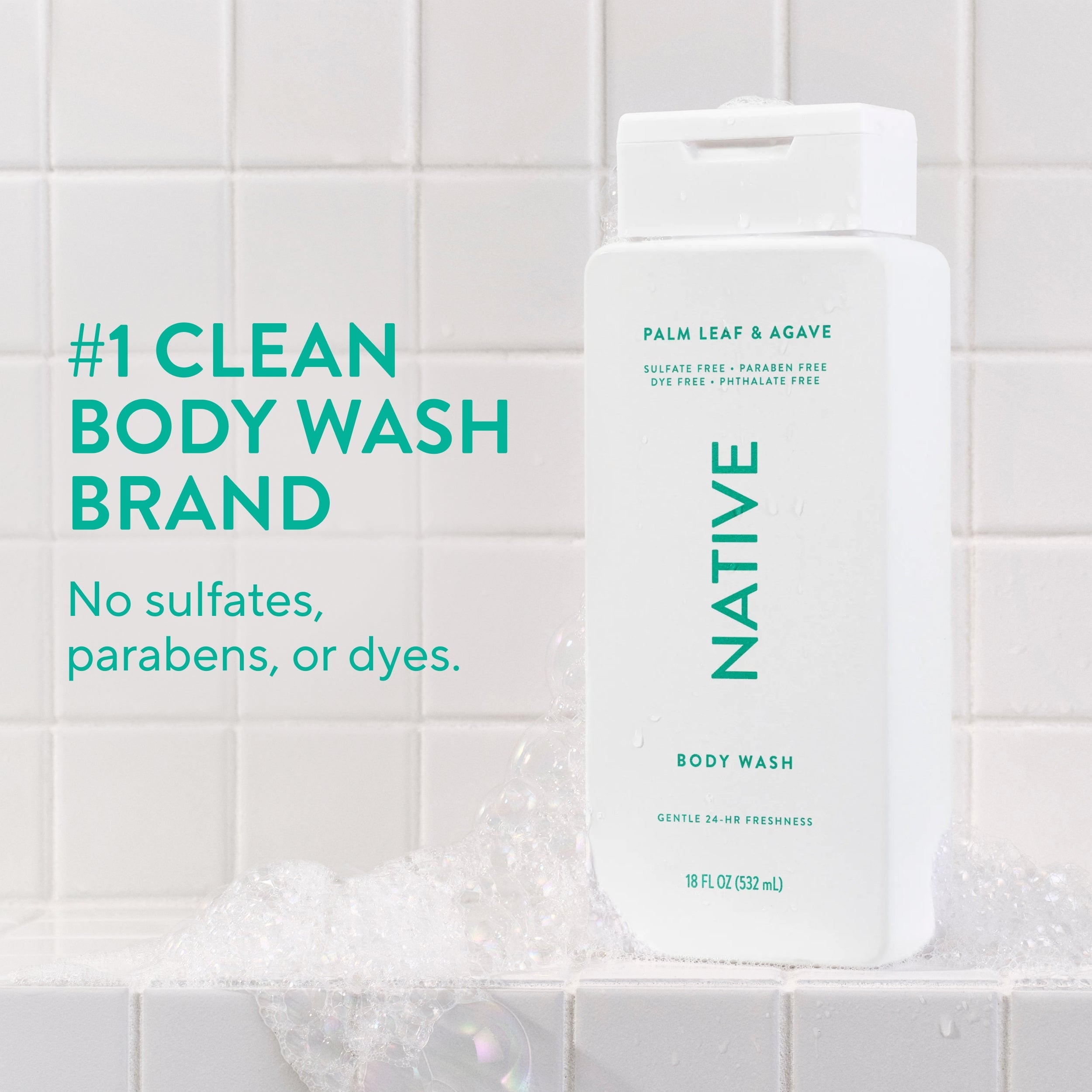 Body Wash Palm Leaf and Agave 18oz Classic Everyday Essential