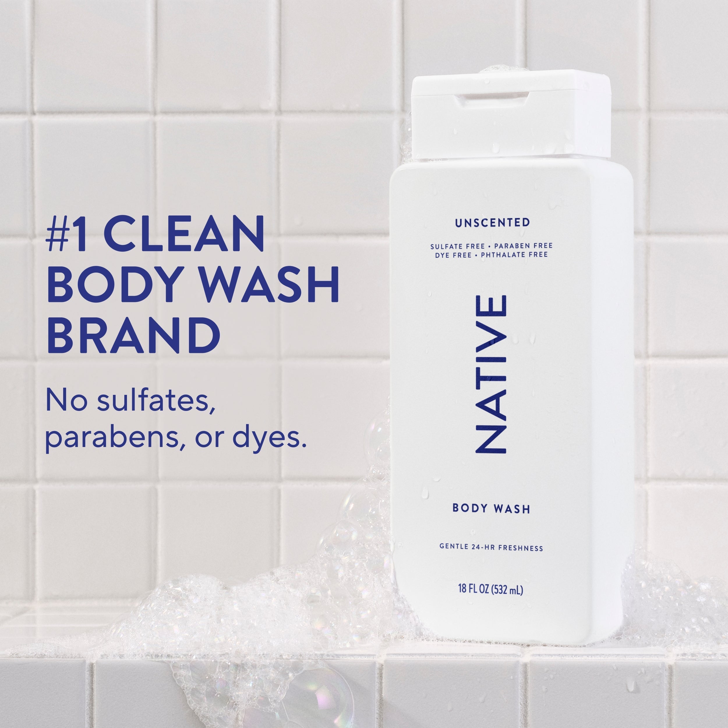 Body Wash Unscented 18oz Classic Everyday Essential