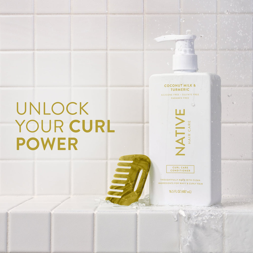 Curl Care Conditioner Coconut Milk and Turmeric 16.5oz Classic Everyday Essential