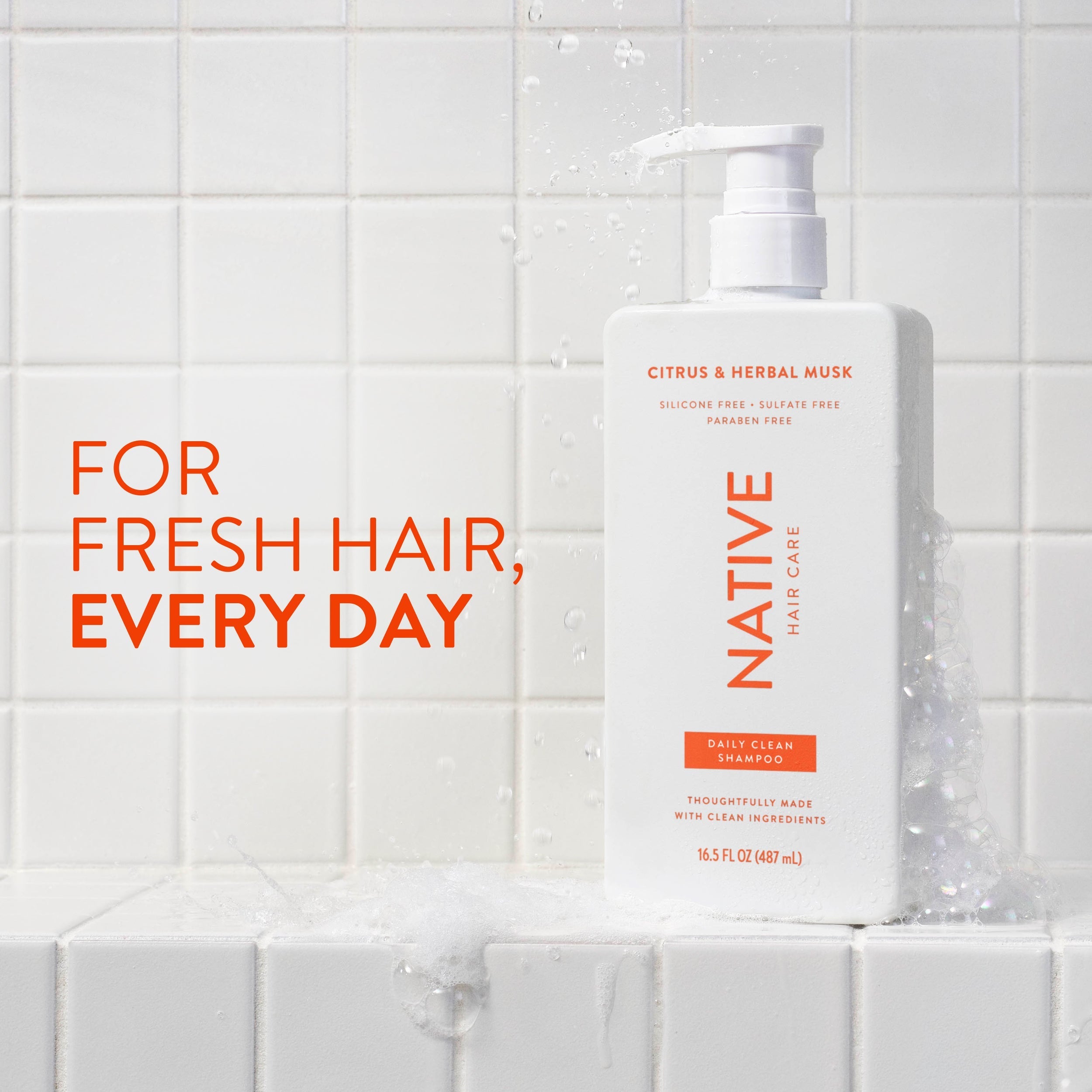 Daily Clean Shampoo Citrus and Herbal Musk 16.5oz Classic Everyday Essential