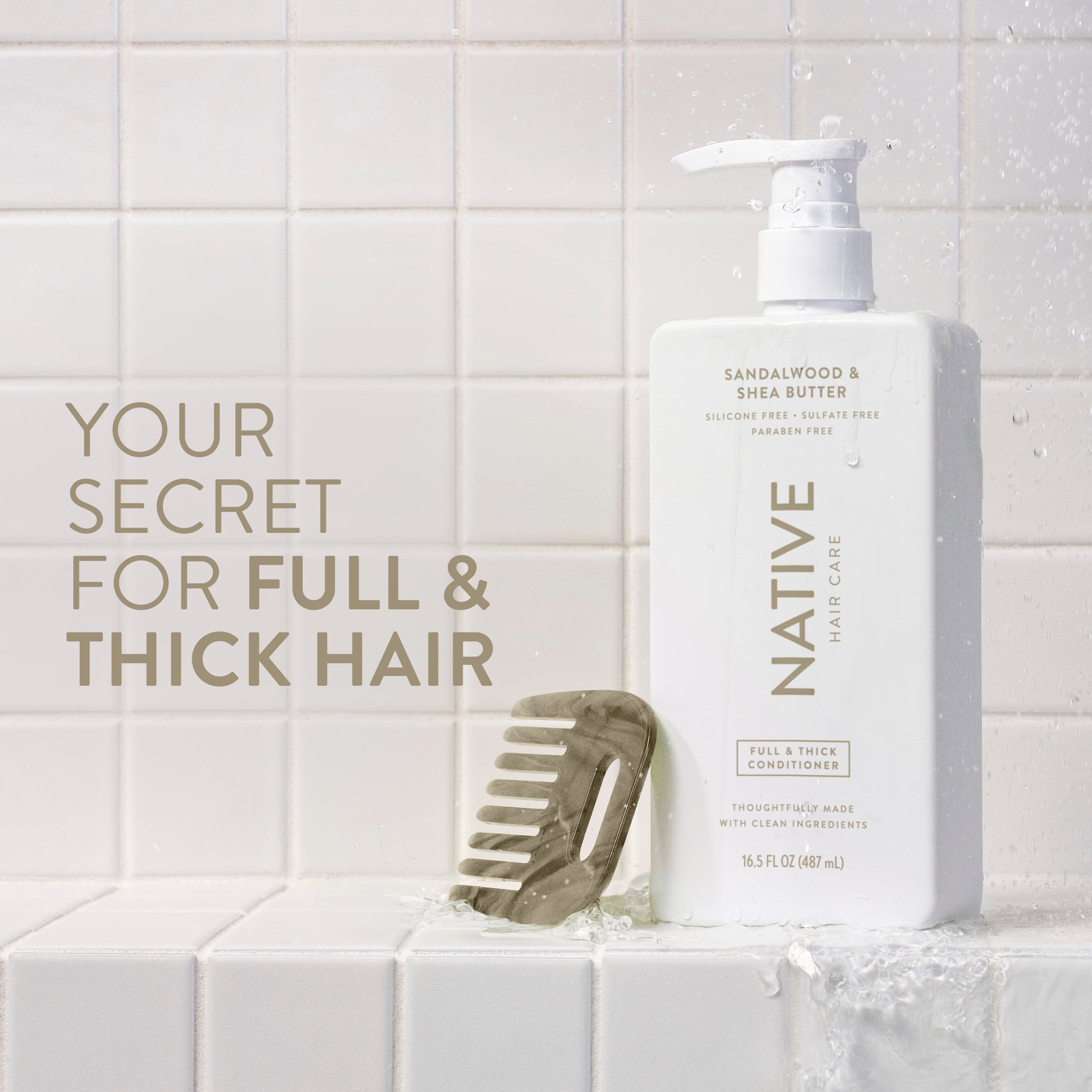 Full and Thick Conditioner Sandalwood and Shea Butter 16.5oz Classic Everyday Essential