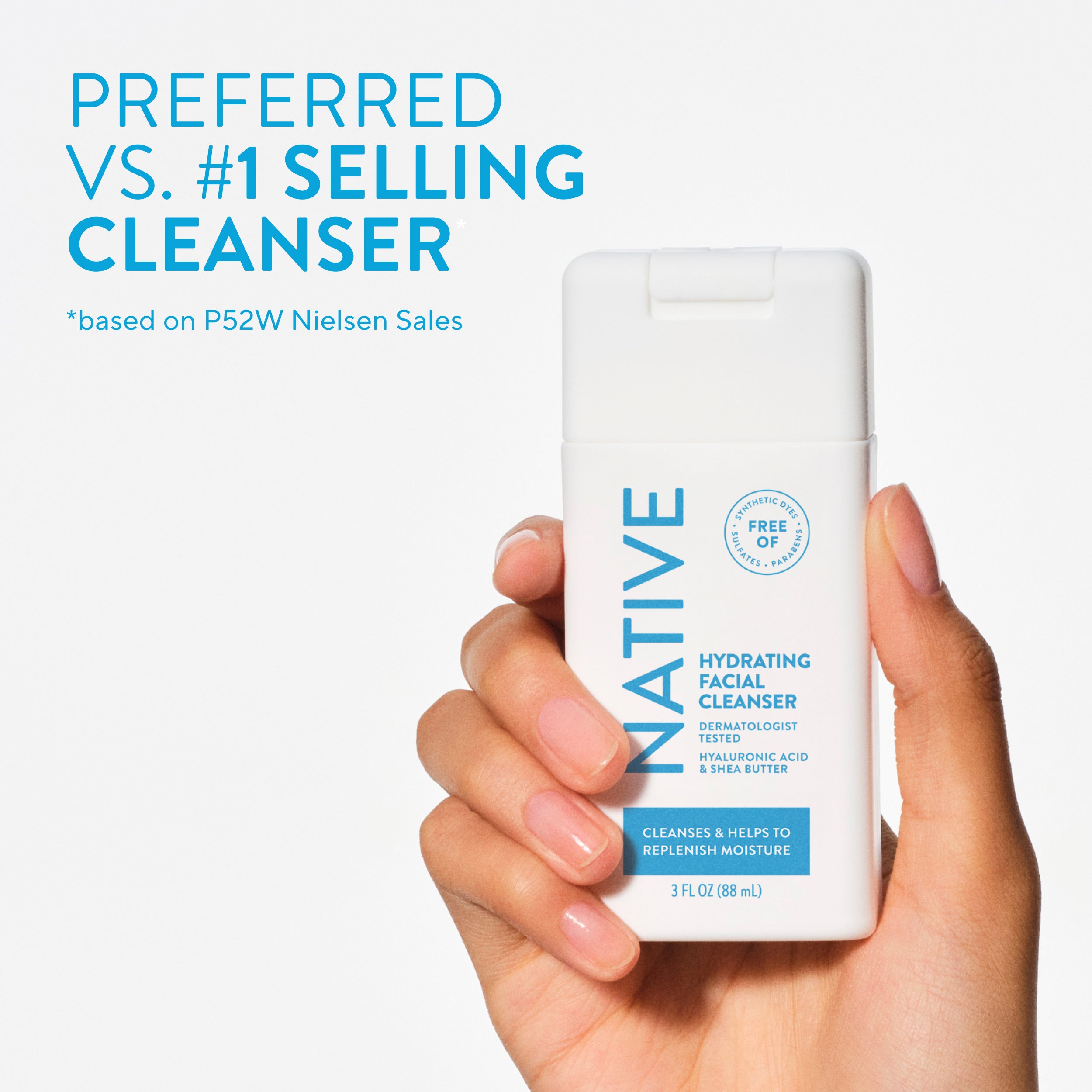 Mini Facial Cleanser Hydrating 3oz Classic Everyday Essential