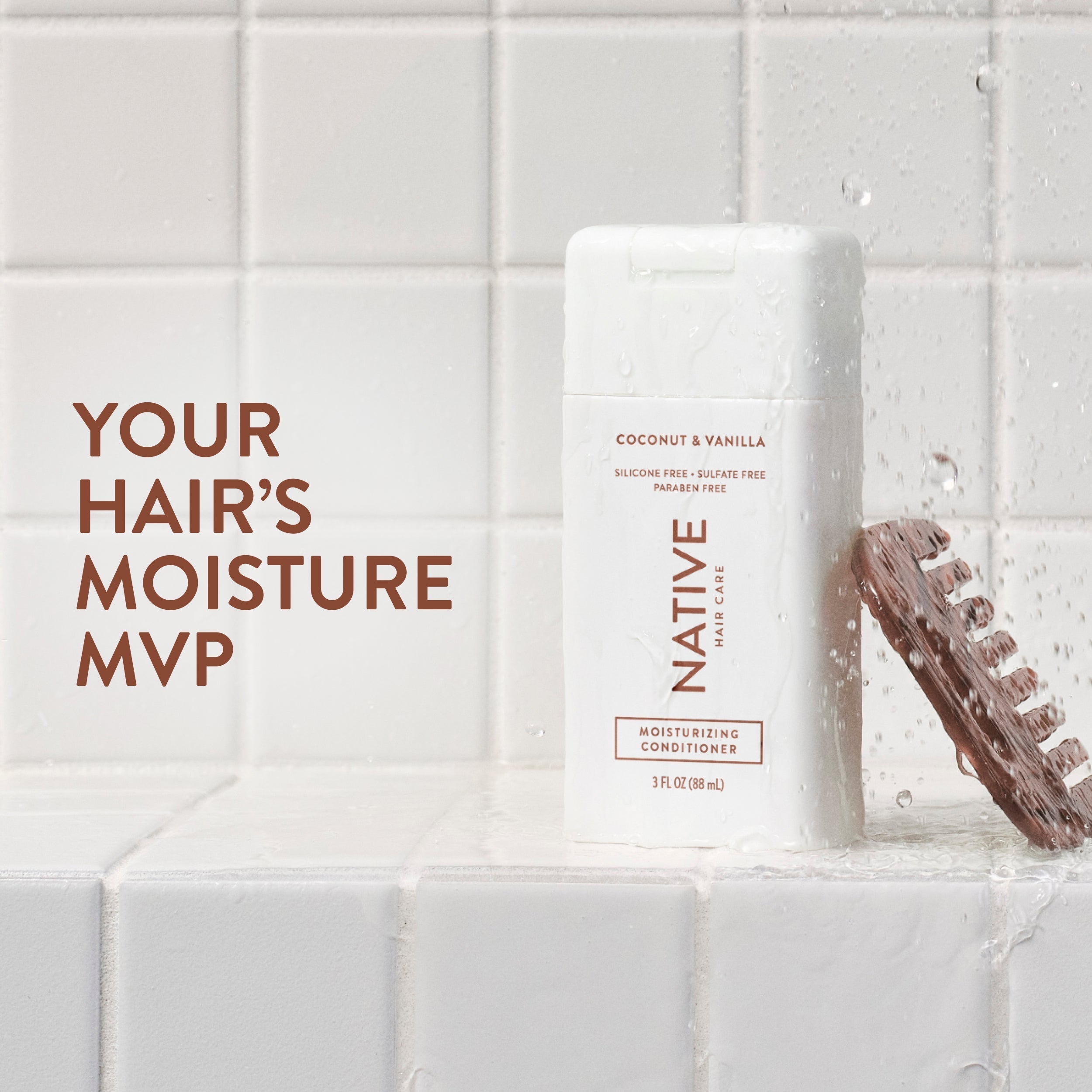 Mini Moisturizing Conditioner Coconut and Vanilla 3oz Classic Everyday Essential