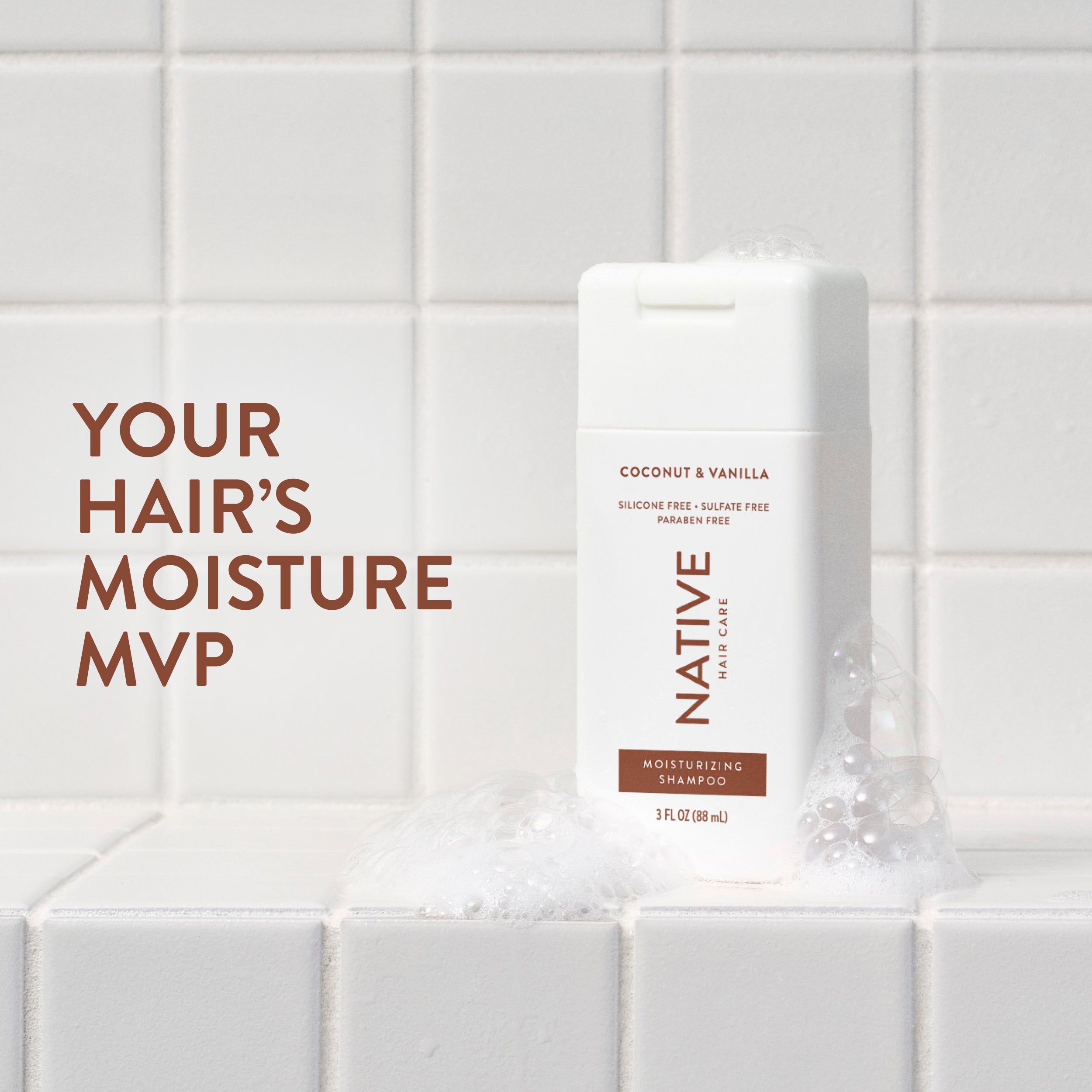 Mini Moisturizing Shampoo Coconut and Vanilla 3oz Classic Everyday Essential