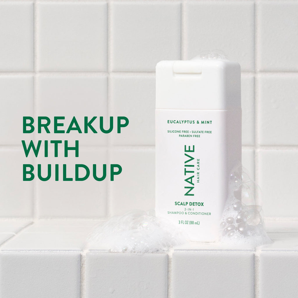 Mini Scalp Clarifying 2 in 1 Shampoo and Conditioner Eucalyptus and Mint 3oz Classic Everyday Essential