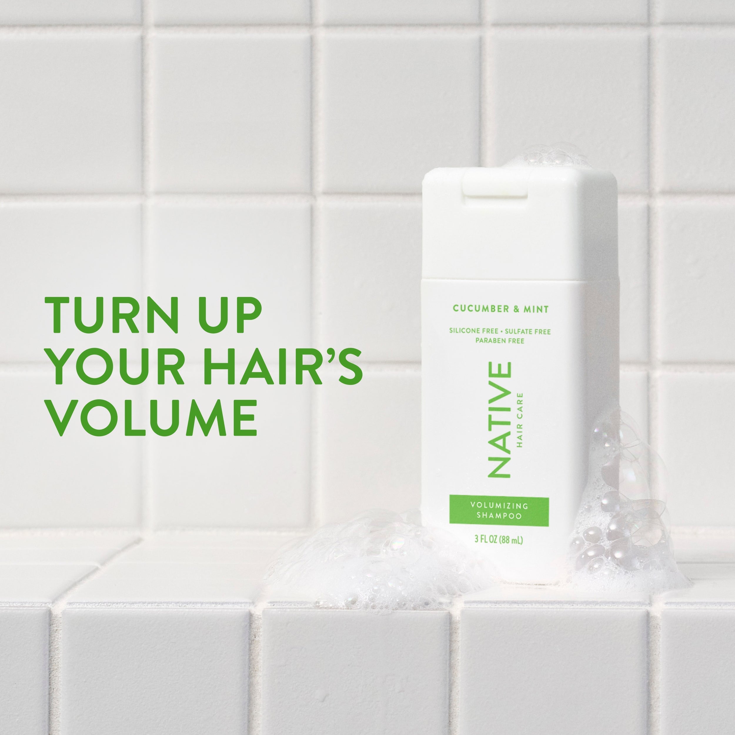 Mini Volumizing Shampoo Cucumber and Mint 3oz Classic Everyday Essential