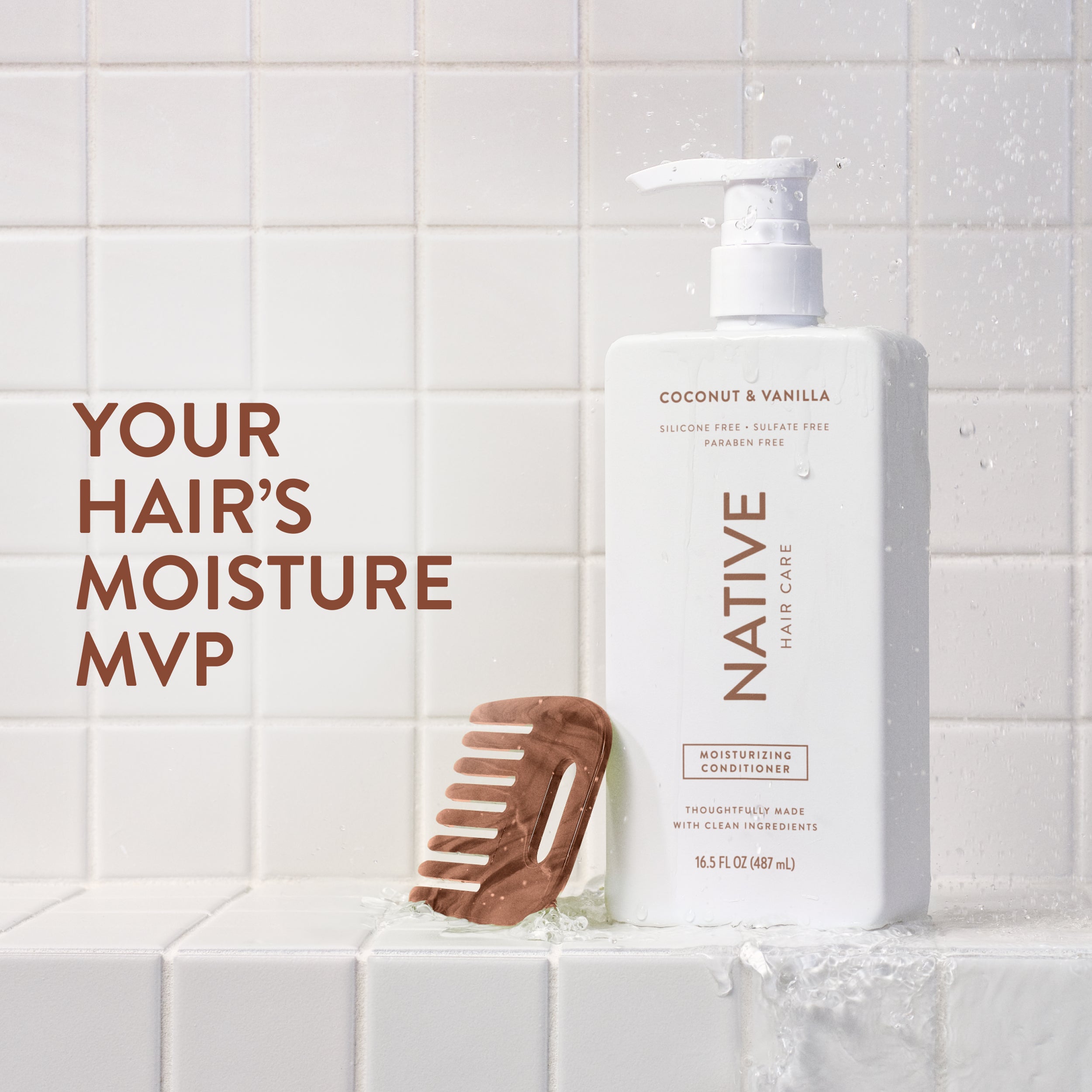 Moisturizing Conditioner Coconut and Vanilla 16.5oz Classic Everyday Essential