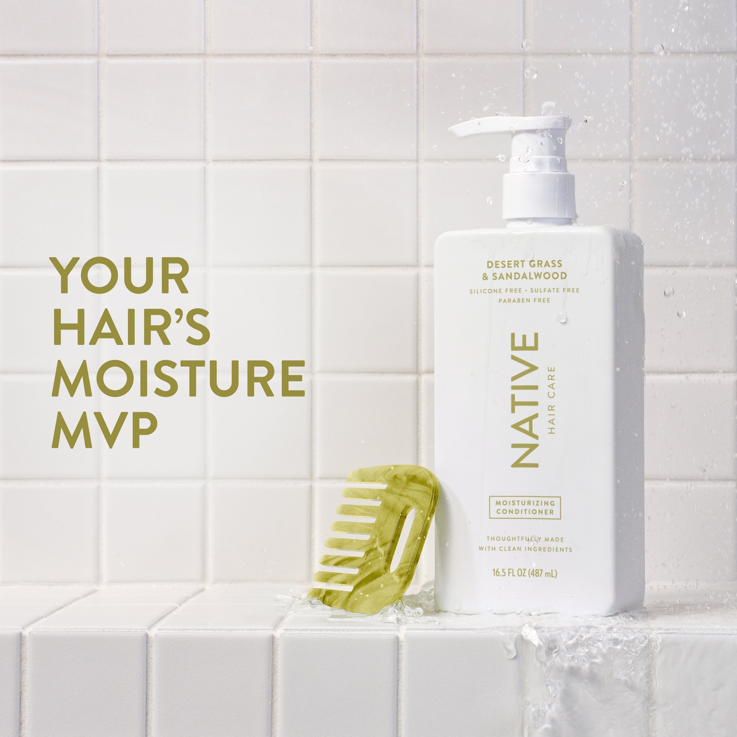 Moisturizing Conditioner Desert Grass and Sandalwood 16.5oz Classic Everyday Essential