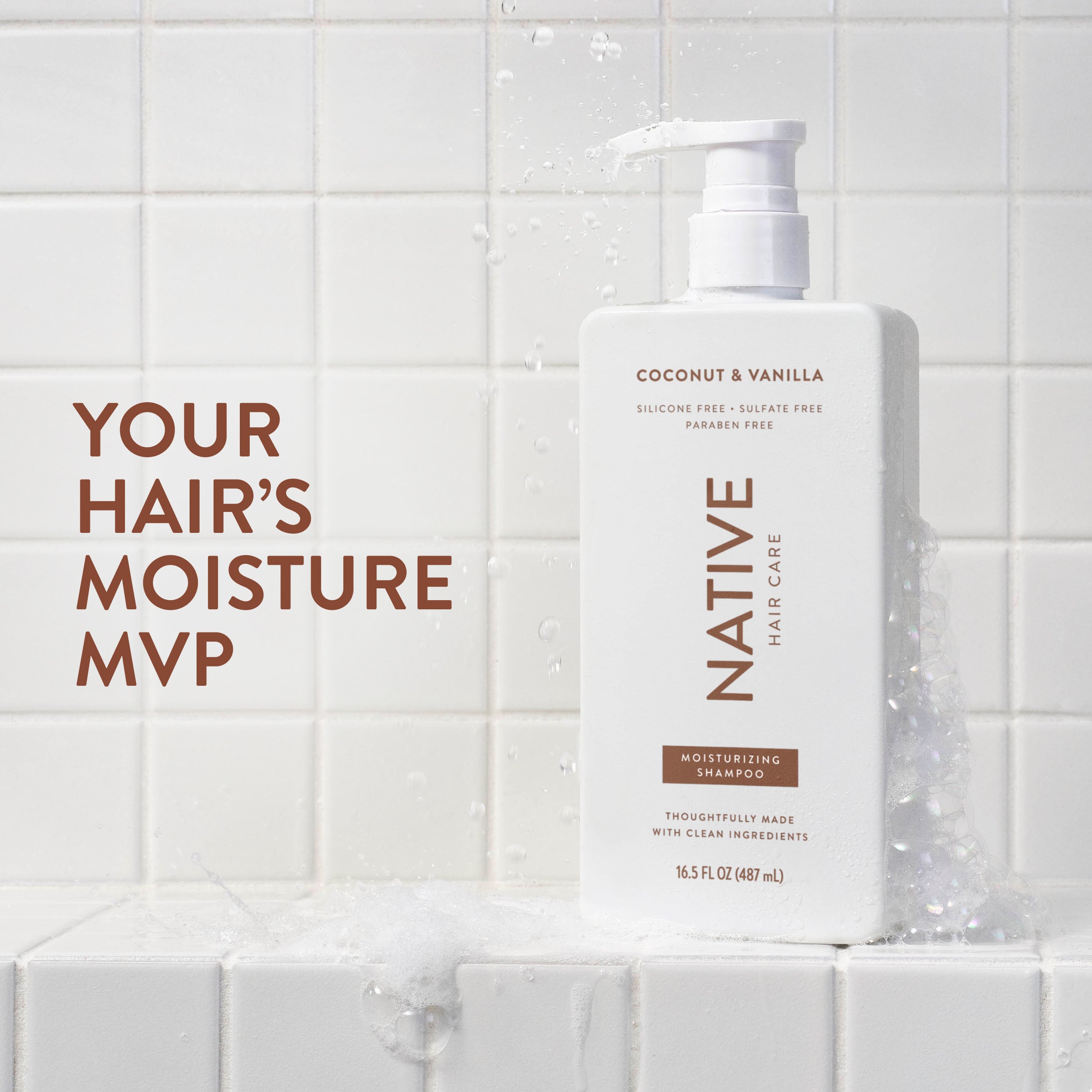 Moisturizing Shampoo Coconut and Vanilla 16.5oz Classic Everyday Essential