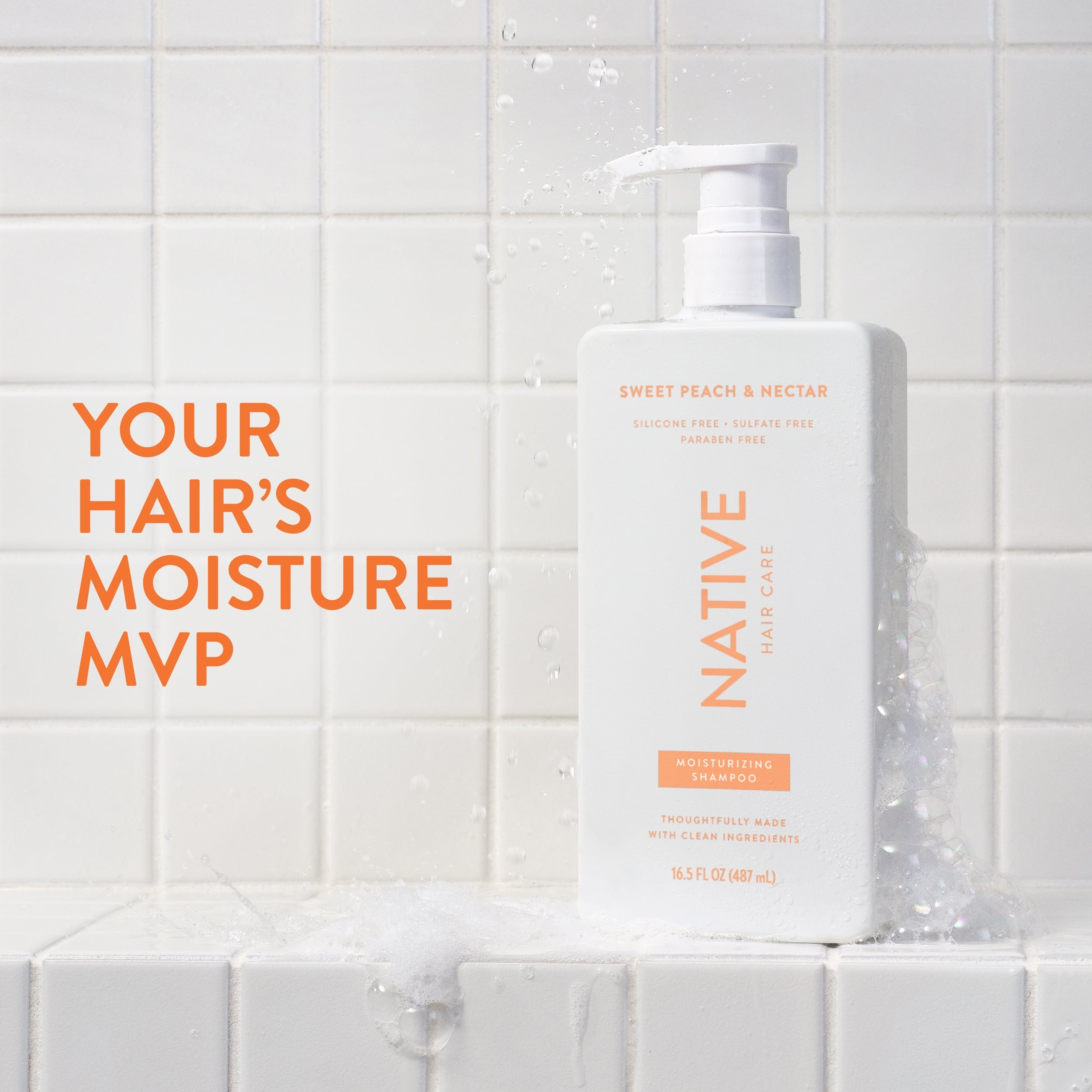 Moisturizing Shampoo Sweet Peach and Nectar 16.5oz Classic Everyday Essential