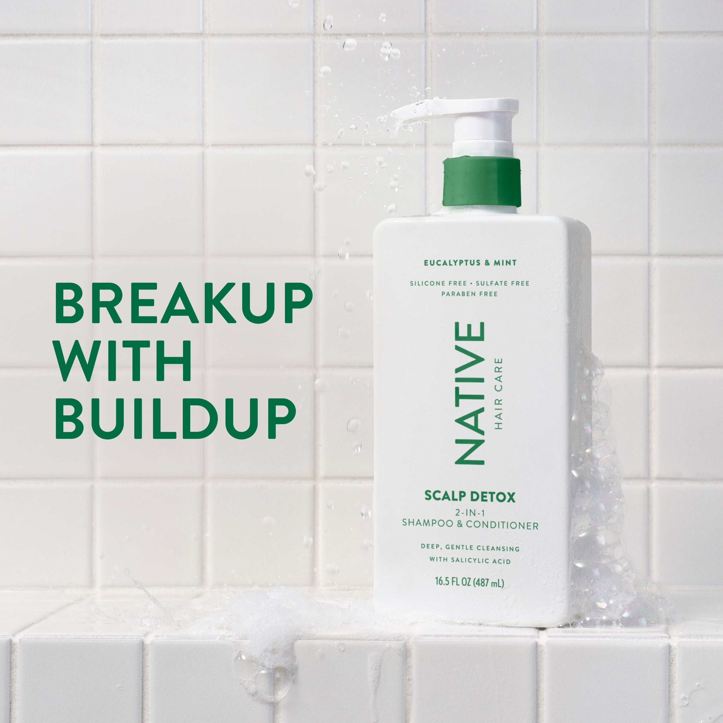 Scalp Clarifying 2 in 1 Shampoo and Conditioner Eucalyptus and Mint 16.5oz Classic Everyday Essential