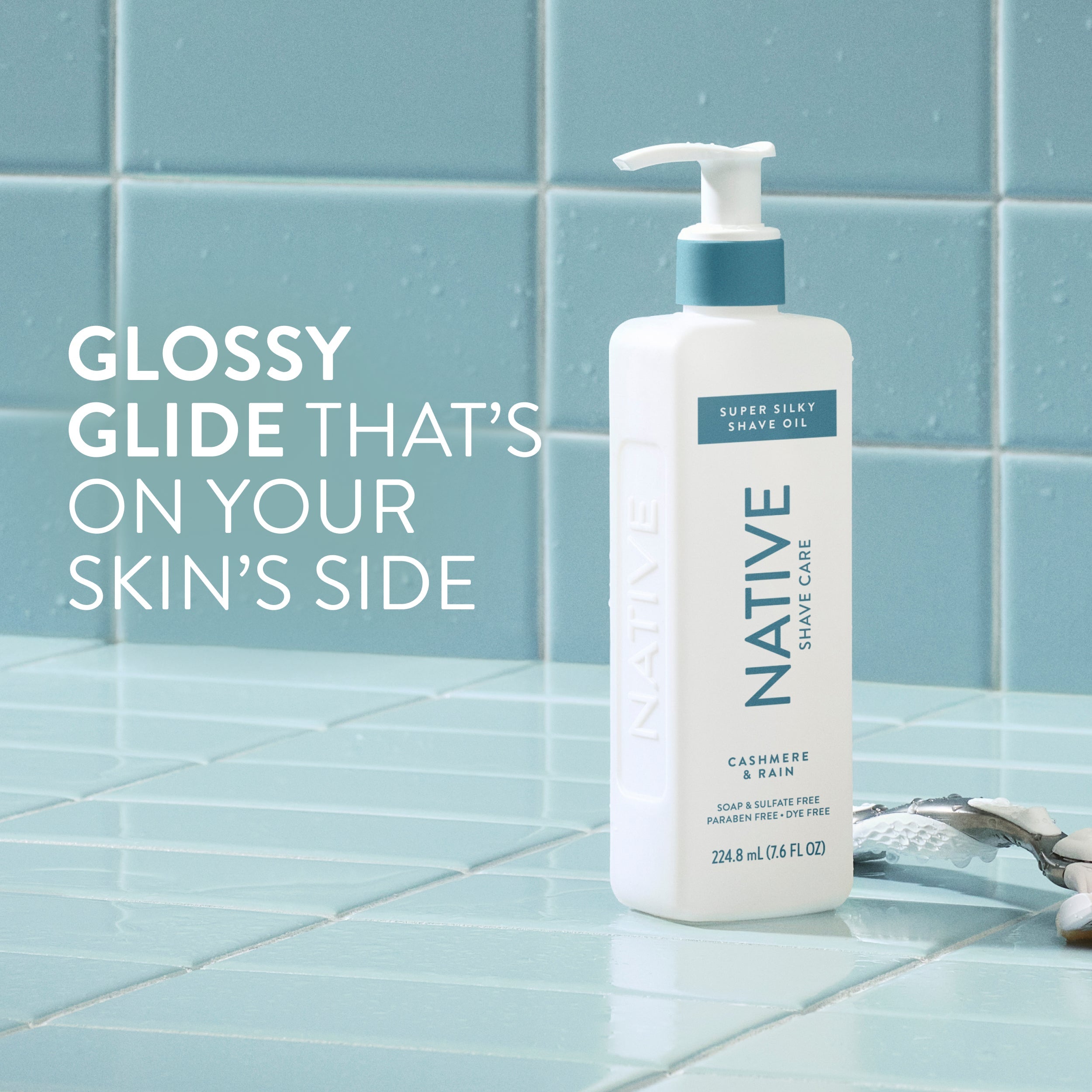 Silky Smooth Shave Oil Cashmere and Rain 7.6oz Classic Everyday Essential