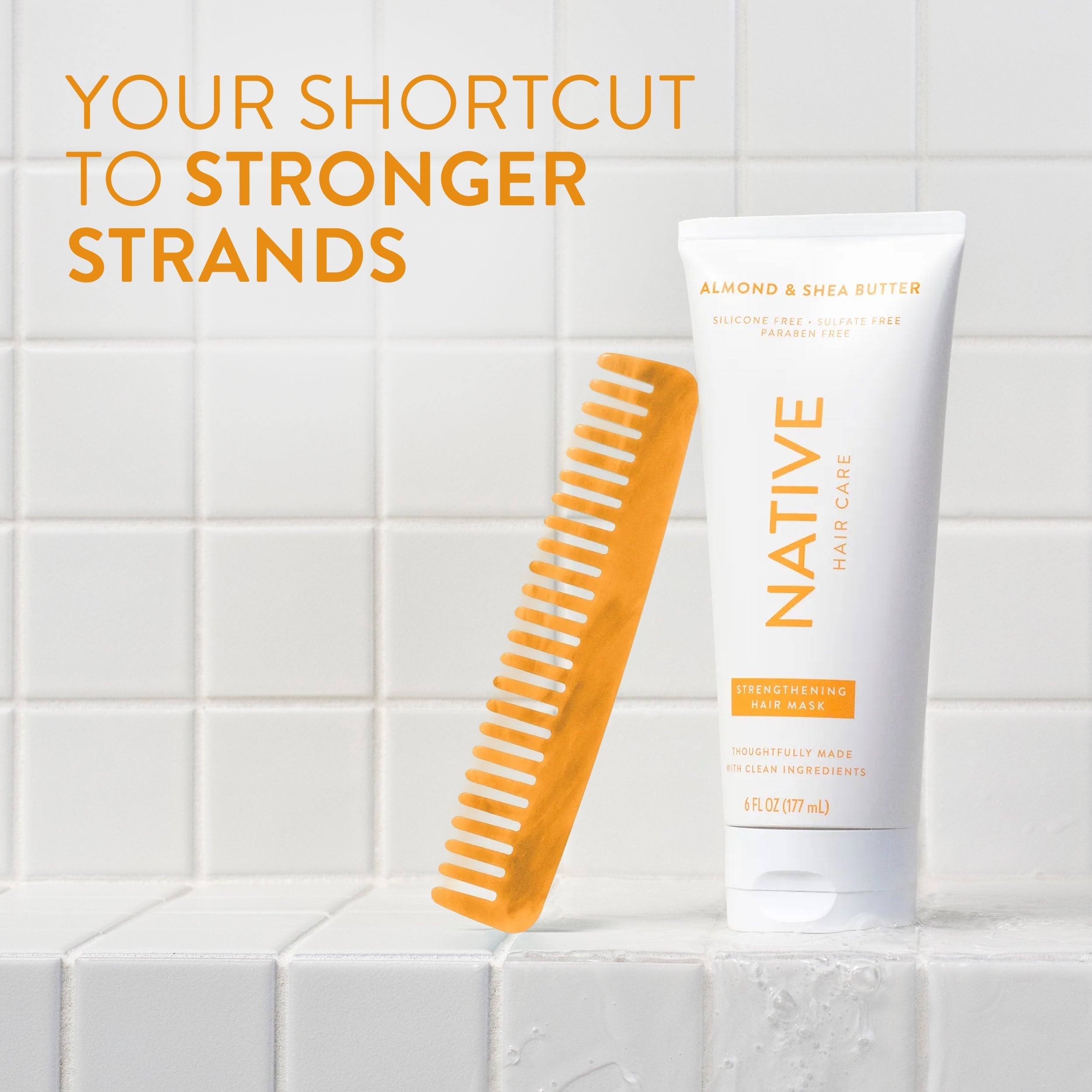 Strengthening Hair Mask Almond and Shea Butter 6oz Classic Everyday Essential