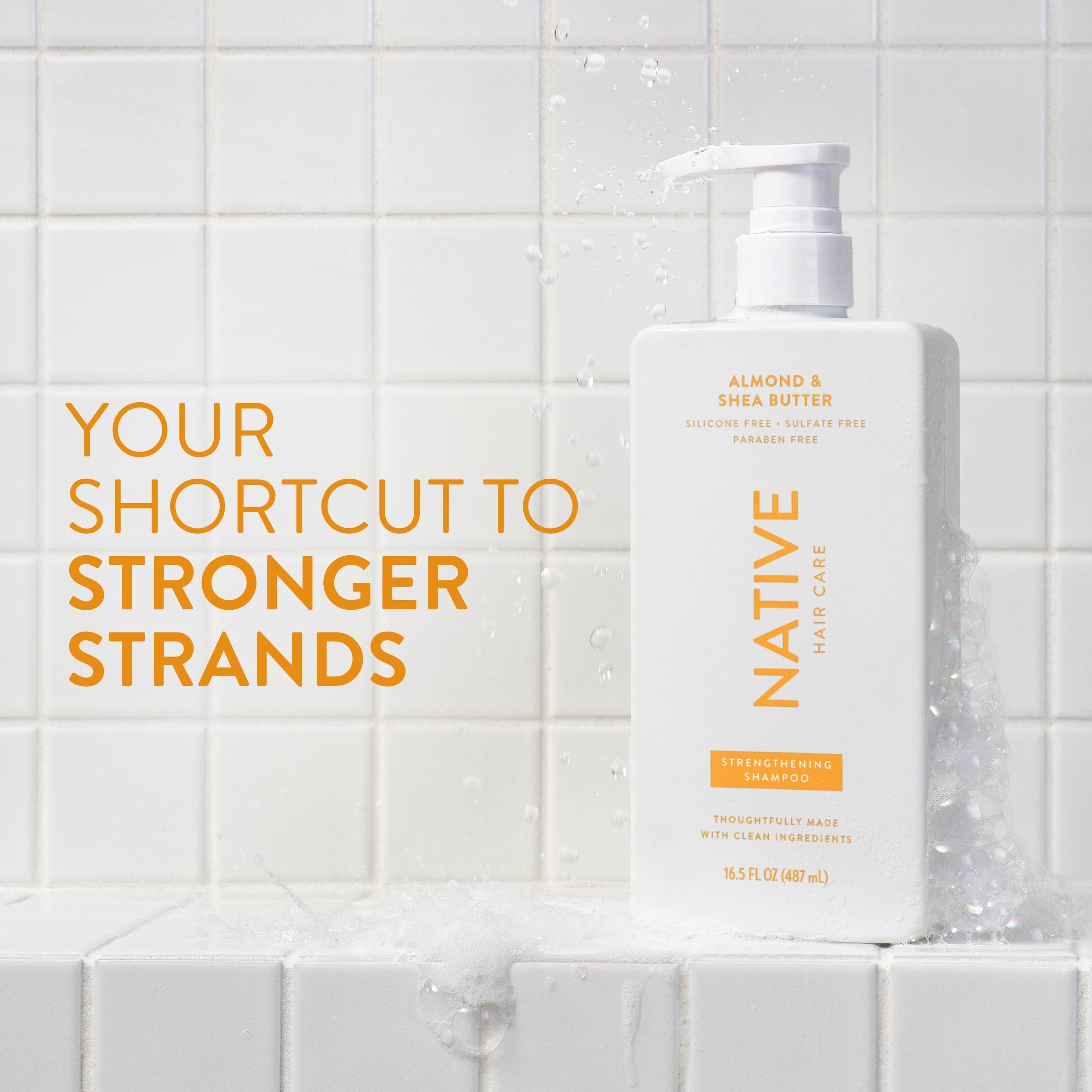 Strengthening Shampoo Almond and Shea Butter 16.5oz Classic Everyday Essential