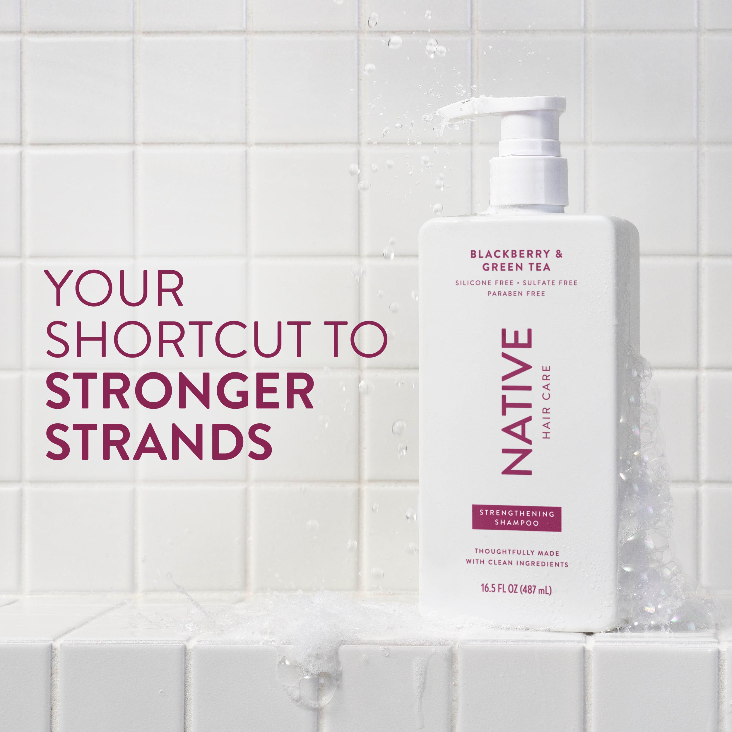 Strengthening Shampoo Blackberry and Green Tea 16.5oz Classic Everyday Essential