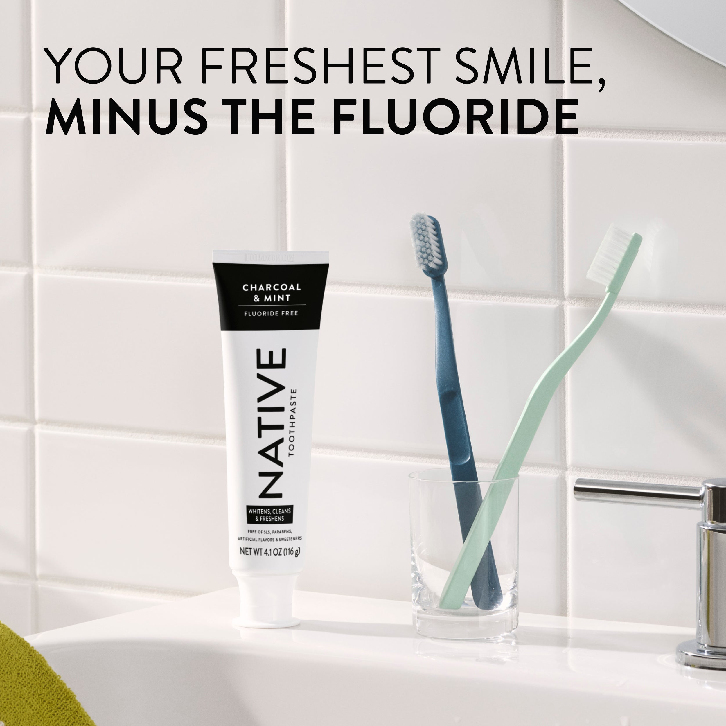 Toothpaste Charcoal and Mint 4.1oz Classic Everyday Essential