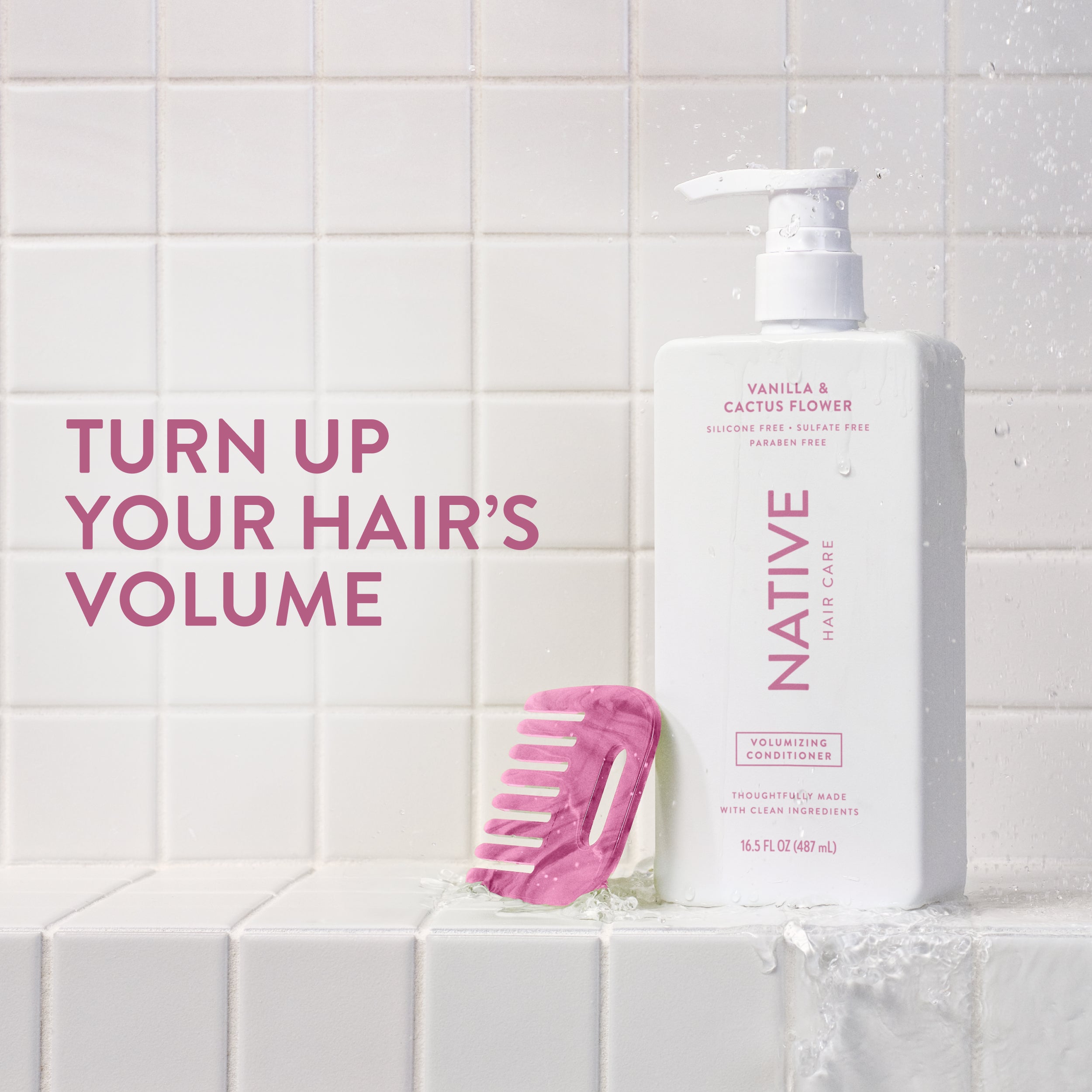Volumizing Conditioner Vanilla and Cactus Flower 16.5oz Classic Everyday Essential