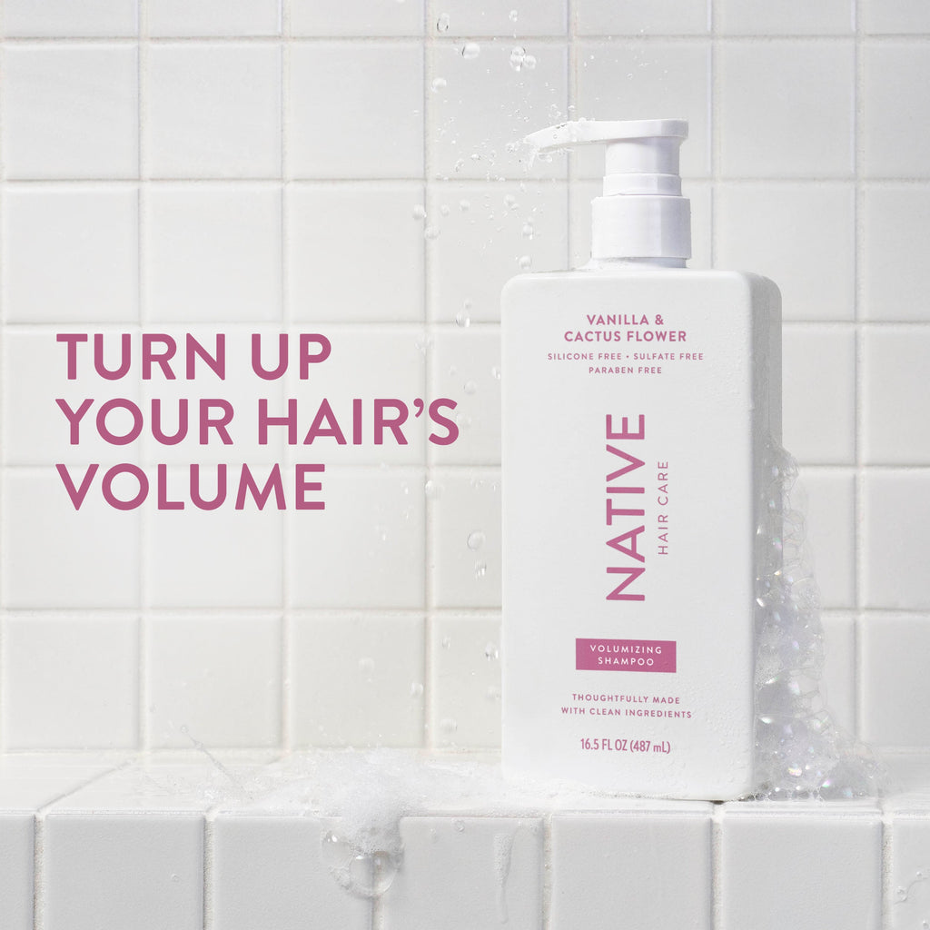 Volumizing Shampoo Vanilla and Cactus Flower 16.5oz Classic Everyday Essential