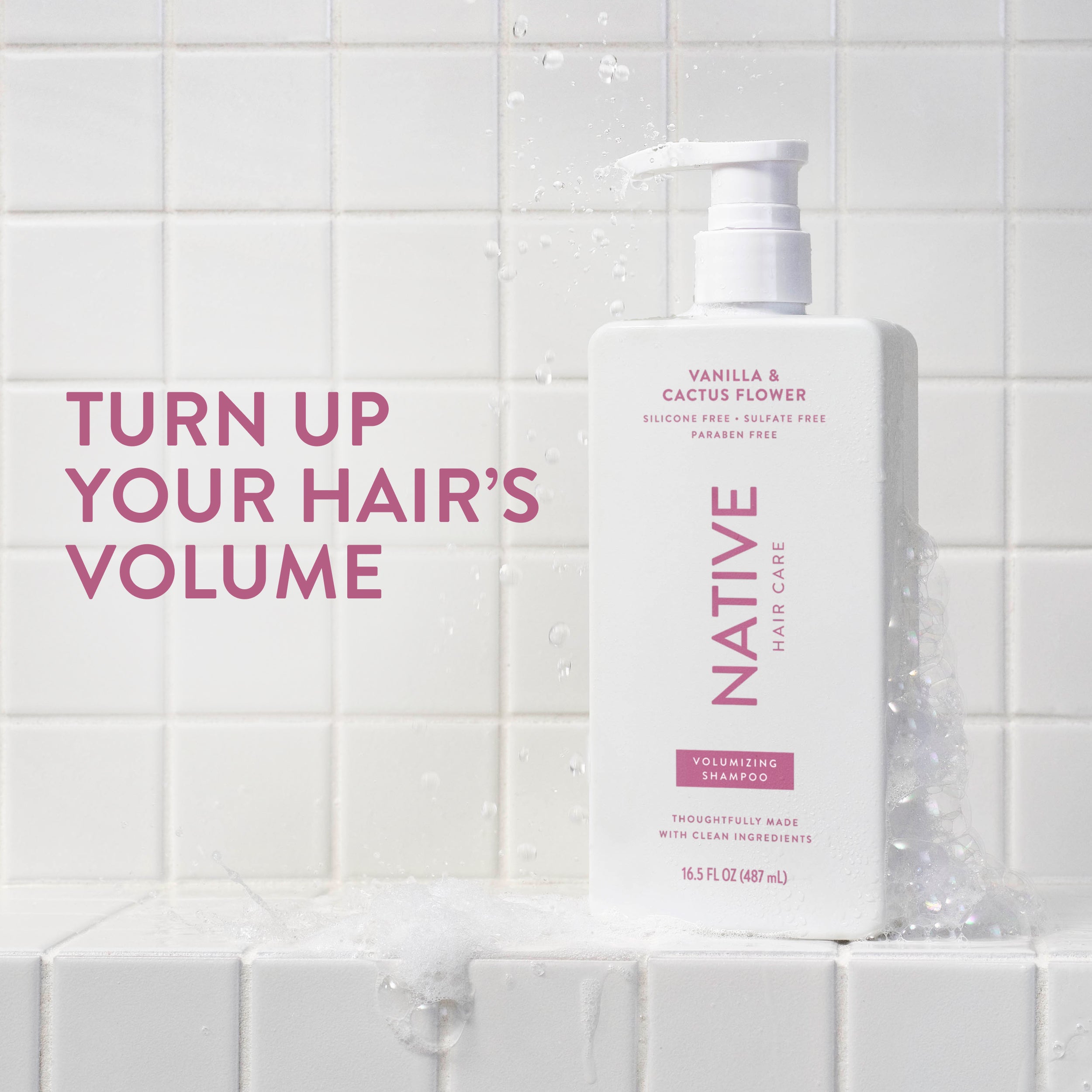 Volumizing Shampoo Vanilla and Cactus Flower 16.5oz Classic Everyday Essential