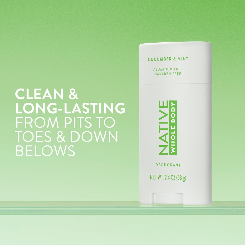 Whole Body Deodorant Stick Cucumber and Mint 2.4oz Classic Everyday Essential