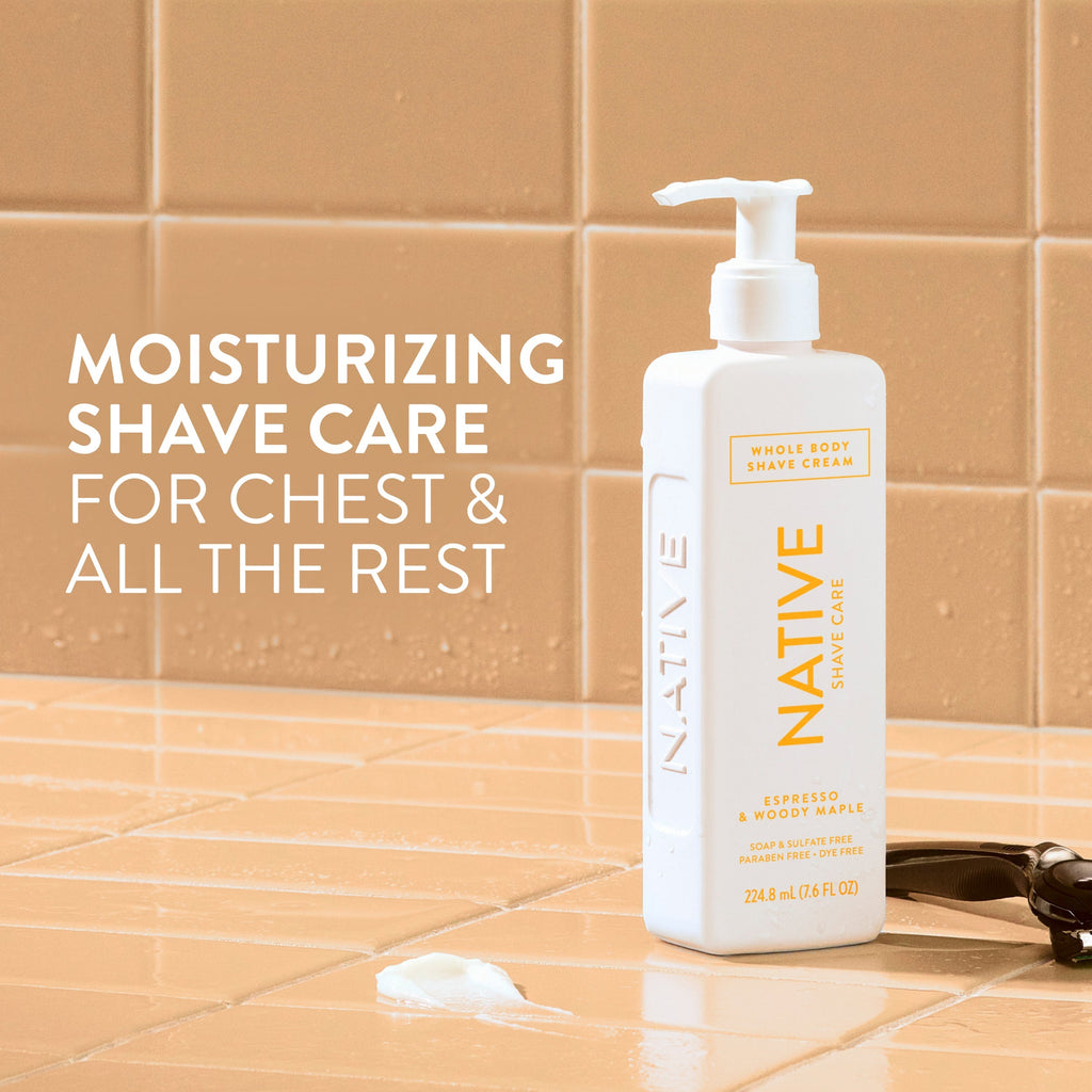 Whole Body Shave Cream Espresso and Woody Maple 7.6oz Classic Everyday Essential