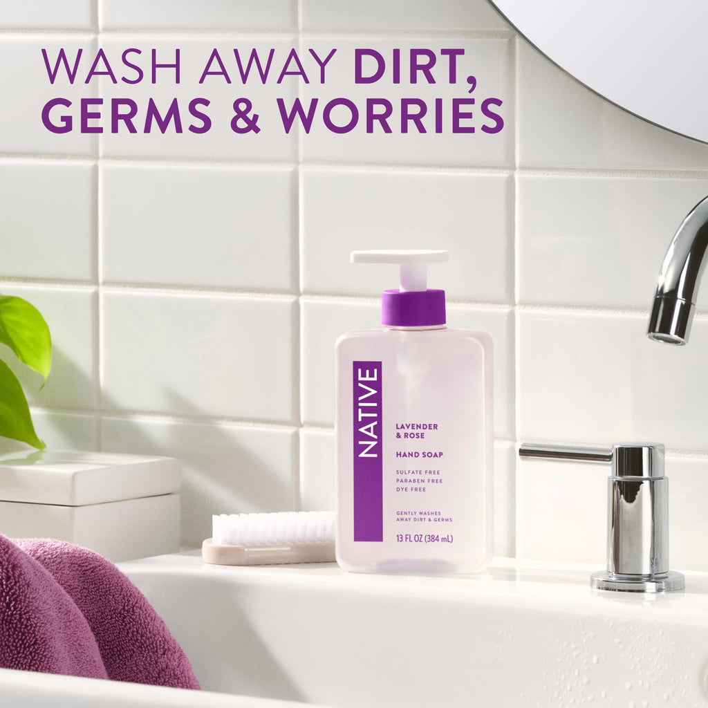 Hand Soap Lavender and Rose 13oz Classic Everyday Essential