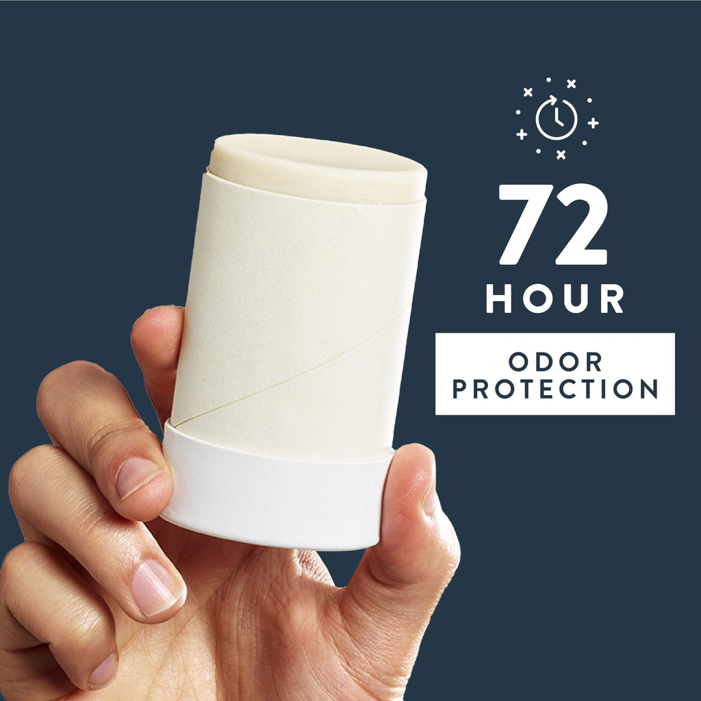 Plastic Free Deodorant Stick Charcoal 2.65oz Classic Everyday Essential