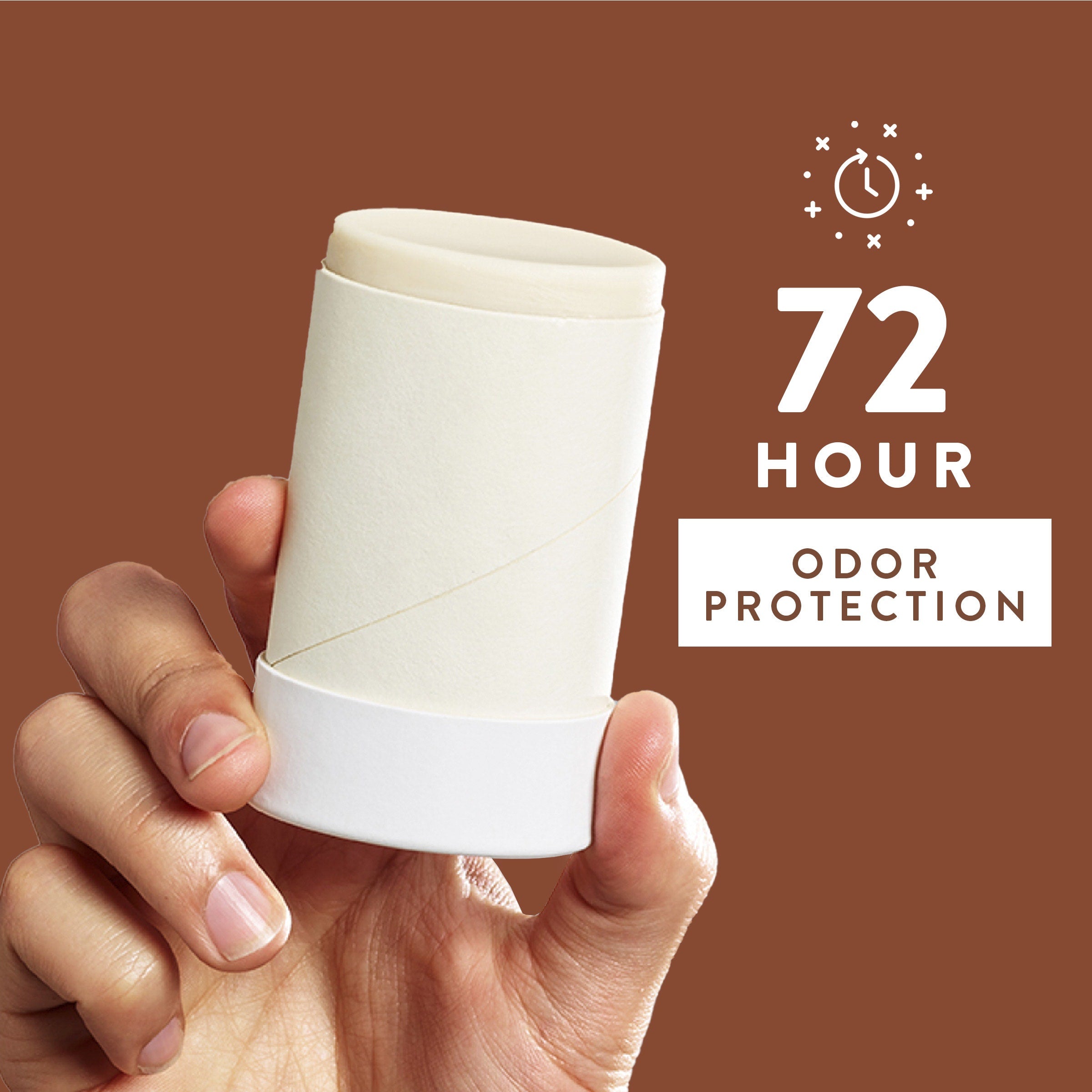Plastic Free Deodorant Stick Coconut and Vanilla 2.65oz Classic Everyday Essential