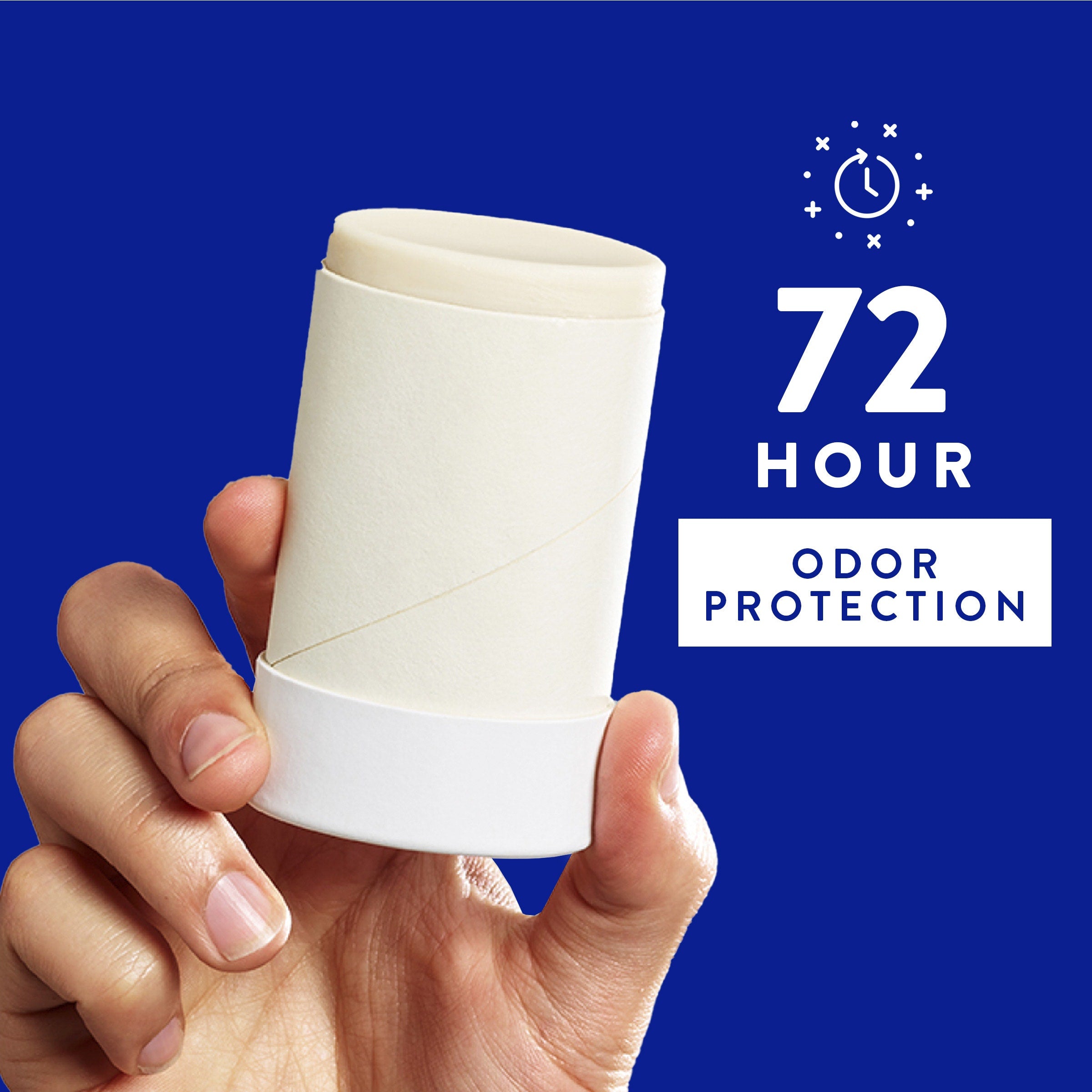 Plastic Free Deodorant Stick Unscented 2.65oz Classic Everyday Essential