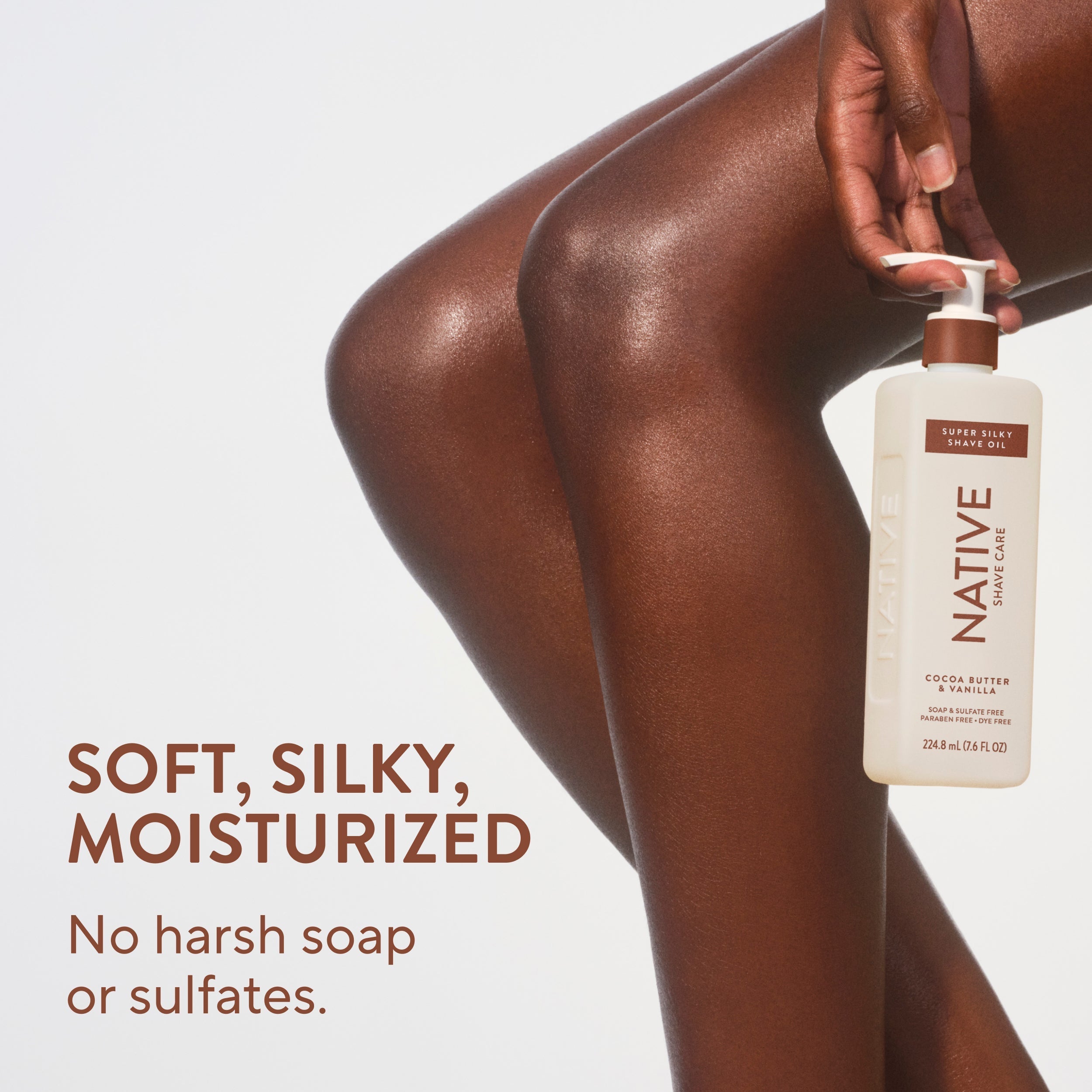 Silky Smooth Shave Oil Cocoa Butter and Vanilla 7.6oz Classic Everyday Essential