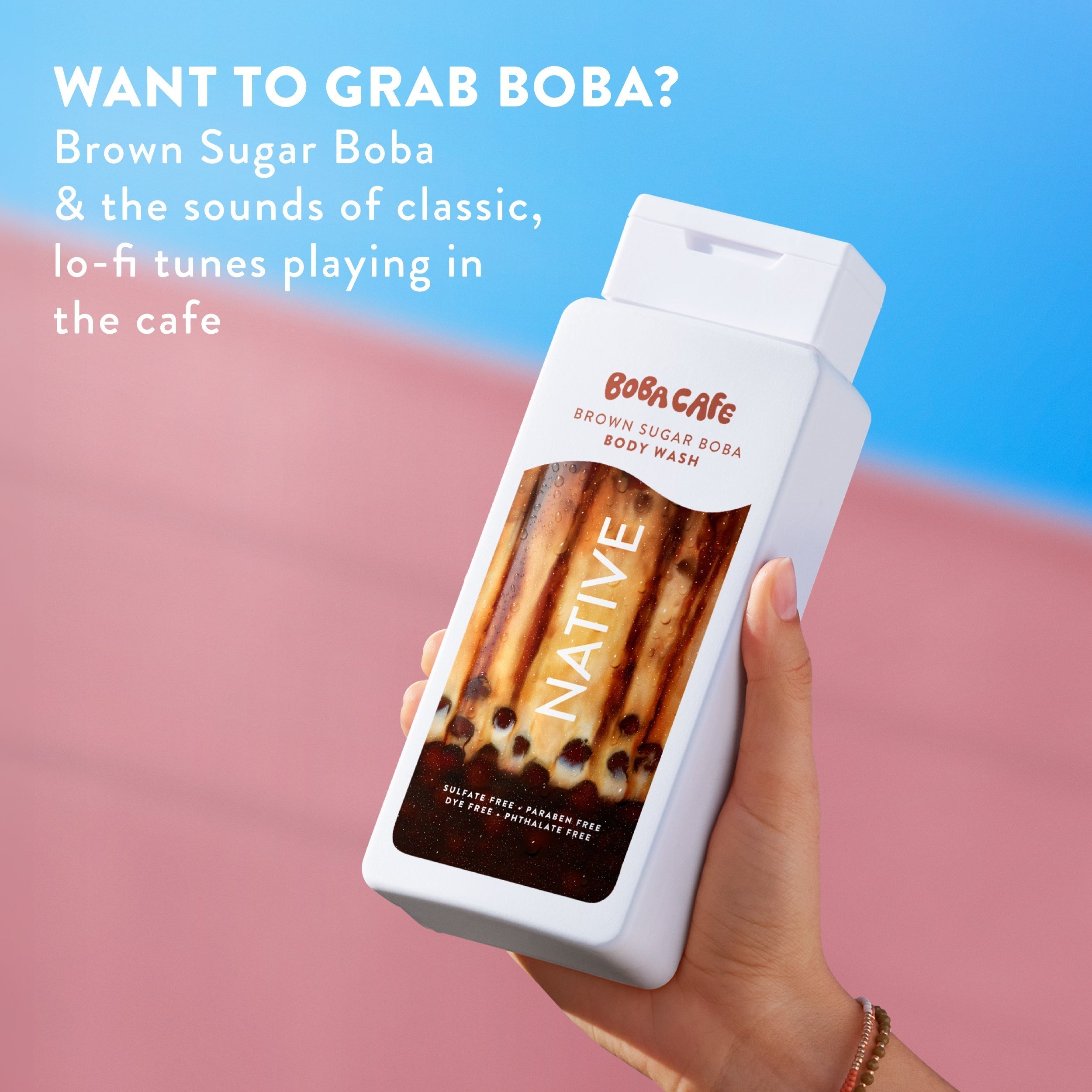 Body Wash Brown Sugar Boba 18oz Limited Edition Everyday Essential