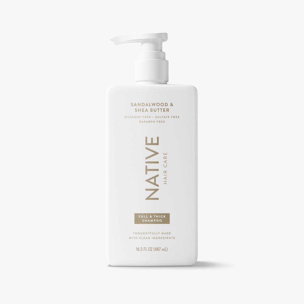 Full and Thick Shampoo Sandalwood and Shea Butter 16.5oz Classic Everyday Essential