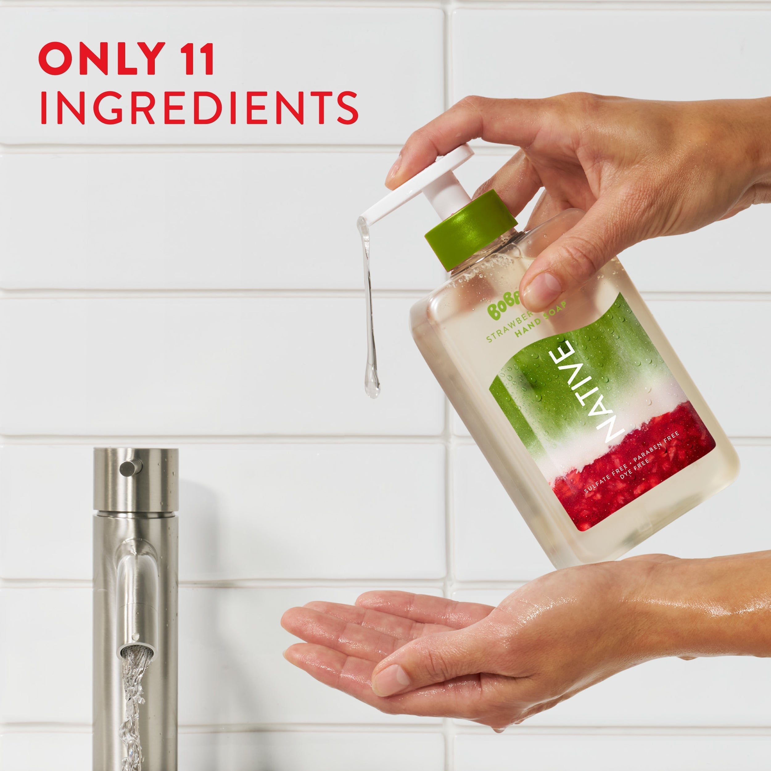 Hand Soap Strawberry Matcha 13oz Limited Edition Everyday Essential