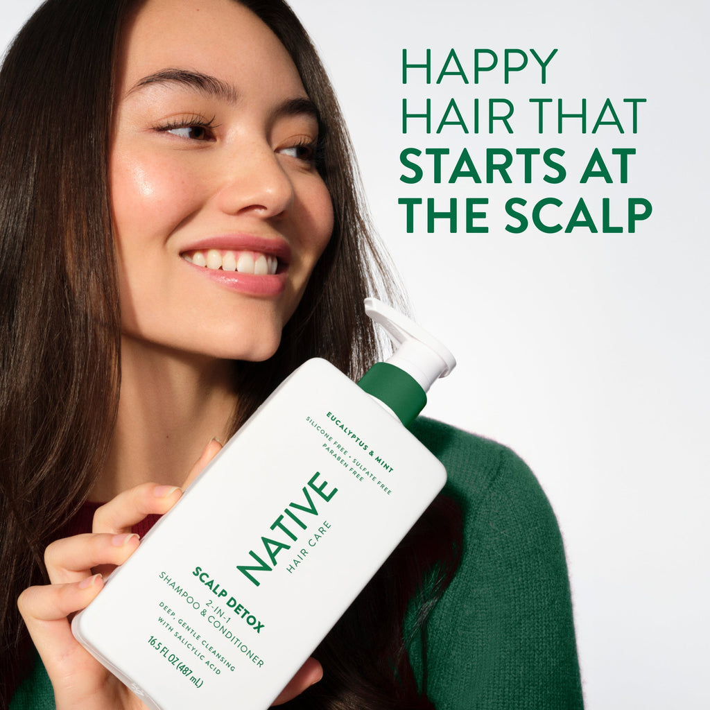 Scalp Clarifying 2 in 1 Shampoo and Conditioner Eucalyptus and Mint 16.5oz Classic Everyday Essential
