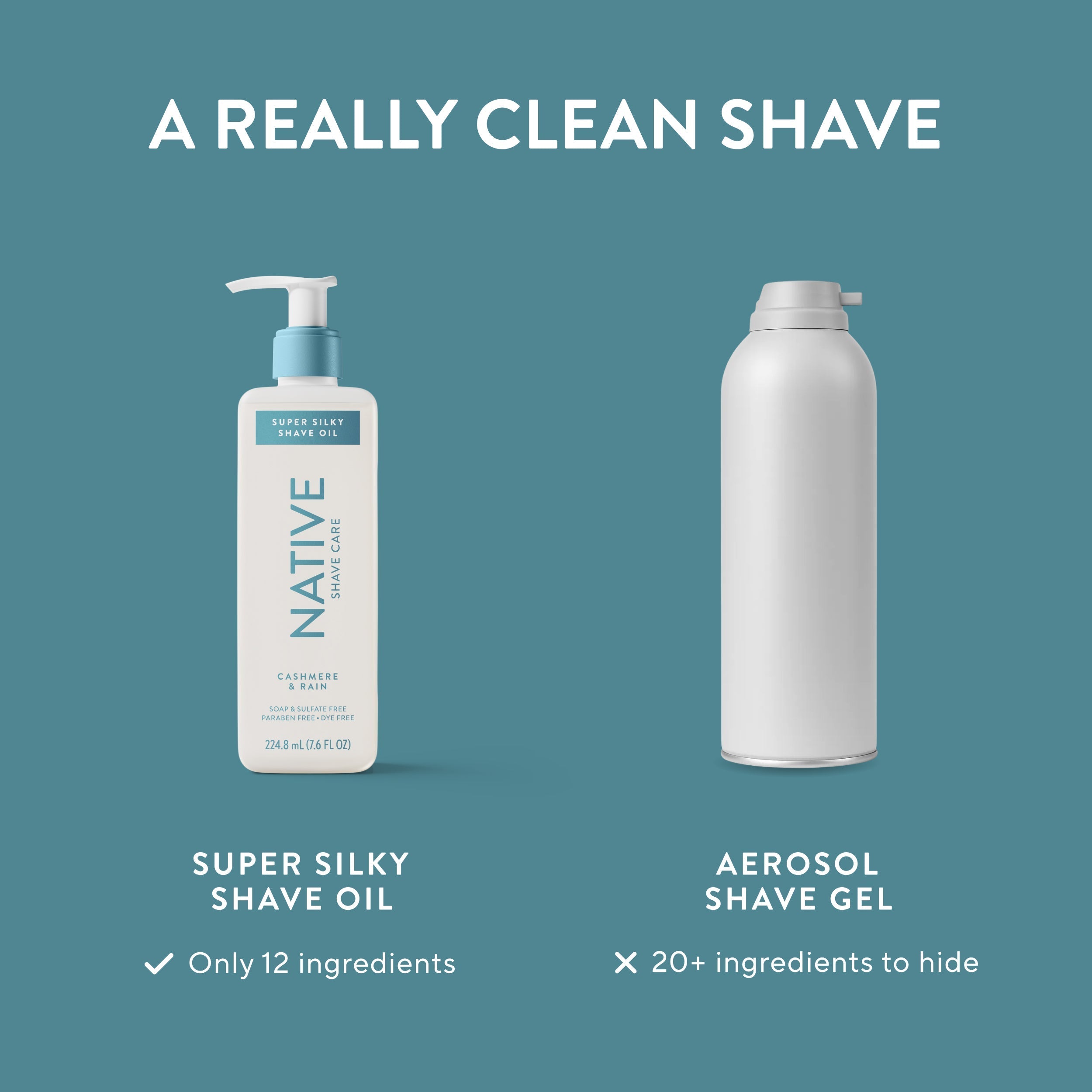 Silky Smooth Shave Oil Cashmere and Rain 7.6oz Classic Everyday Essential