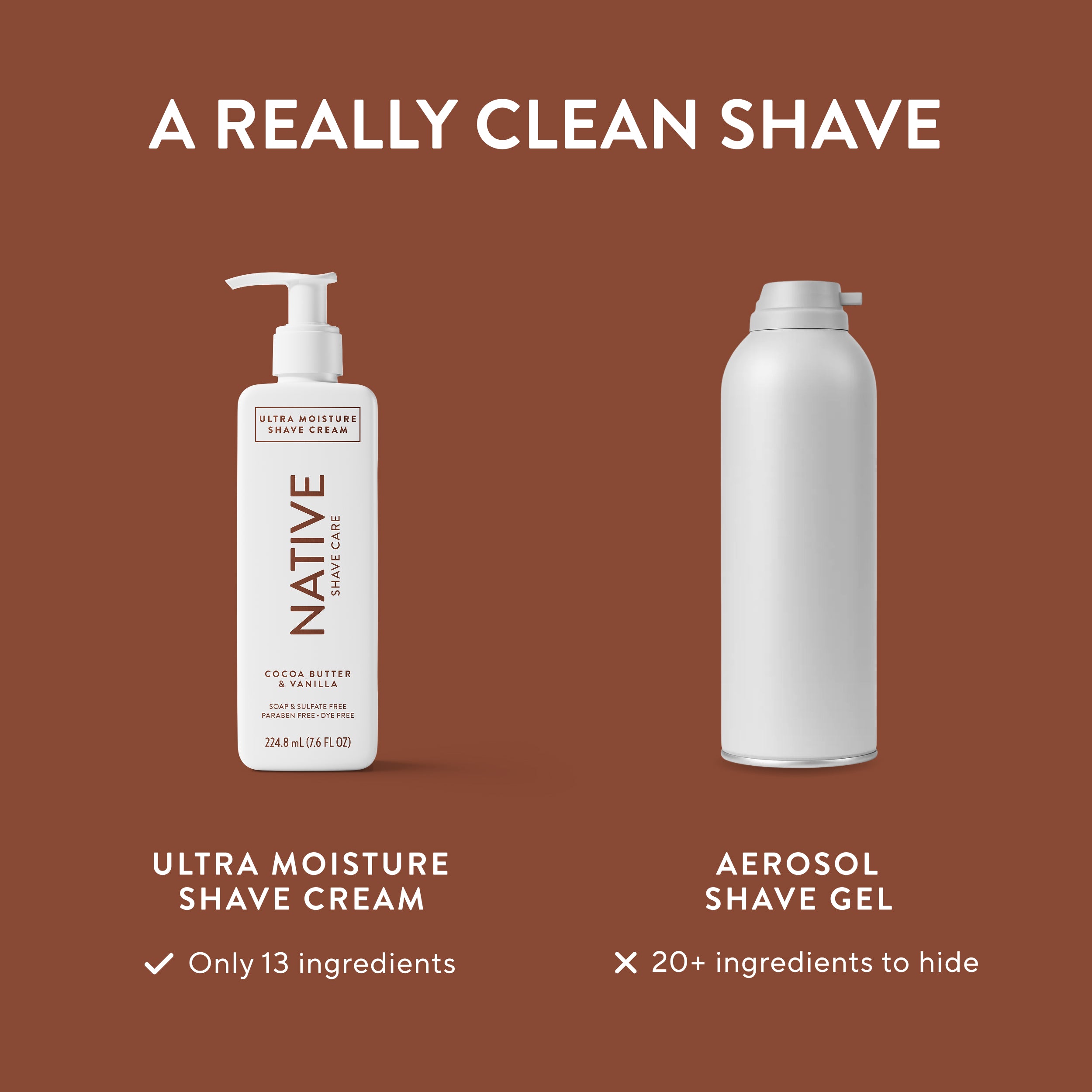 Ultra Moisture Shave Cream Cocoa Butter and Vanilla 7.6oz Classic Everyday Essential