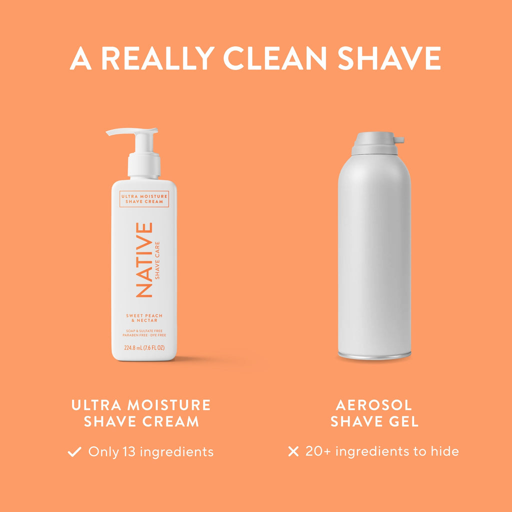 Ultra Moisture Shave Cream Sweet Peach and Nectar 7.6oz Classic Everyday Essential